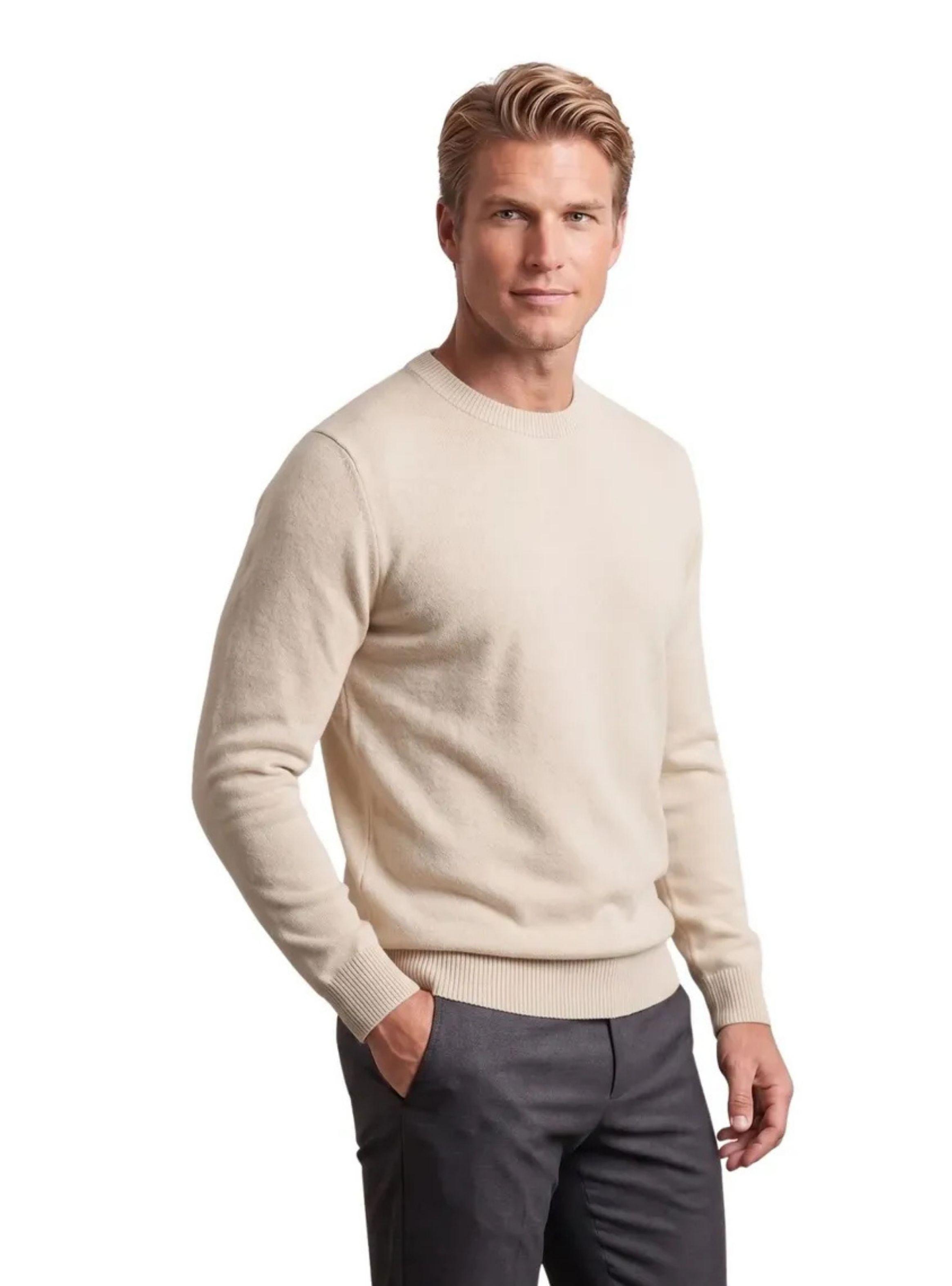 Sweater Tejido Hombre Cuello Redondo Colores 188-2