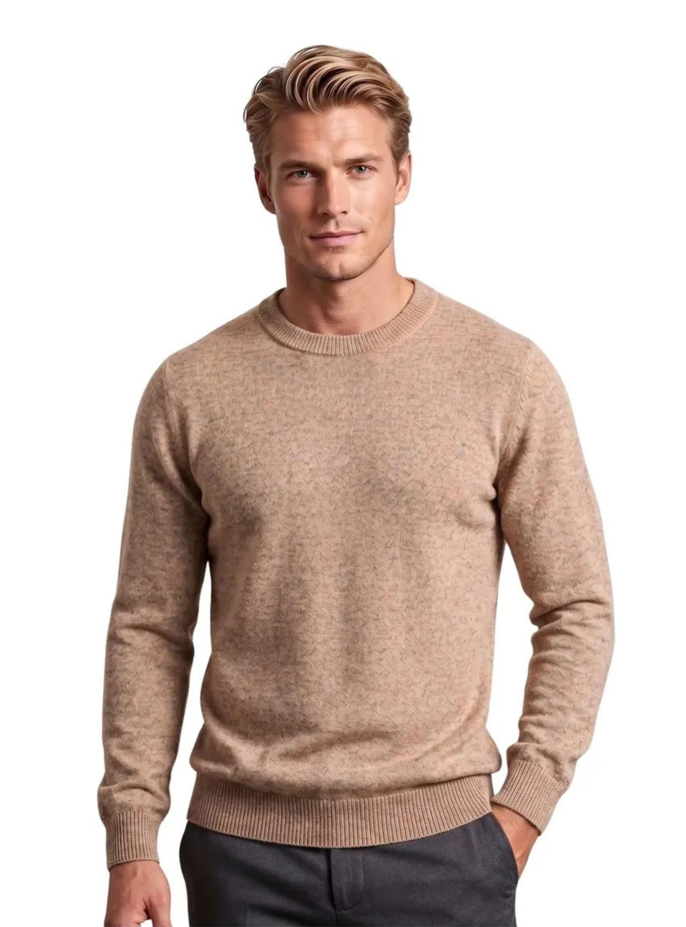 Sweater Tejido Hombre Cuello Redondo Colores 188-0