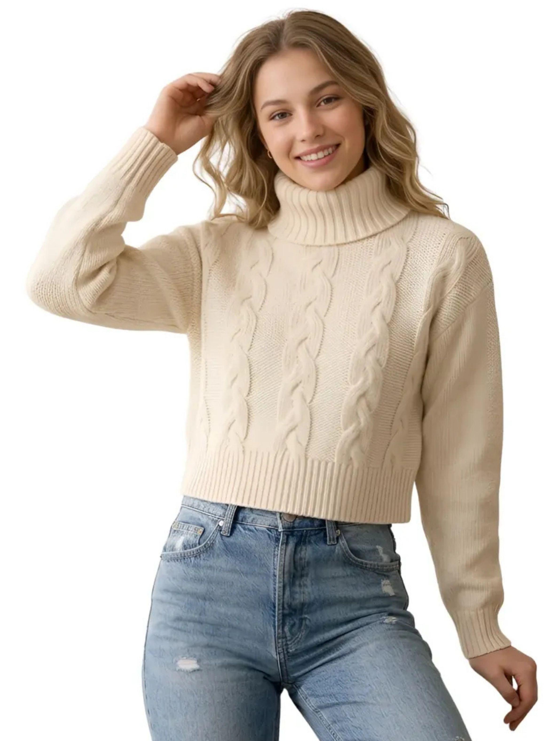 Sweater Lana Mujer Otoño Invierno Grueso 7022-0