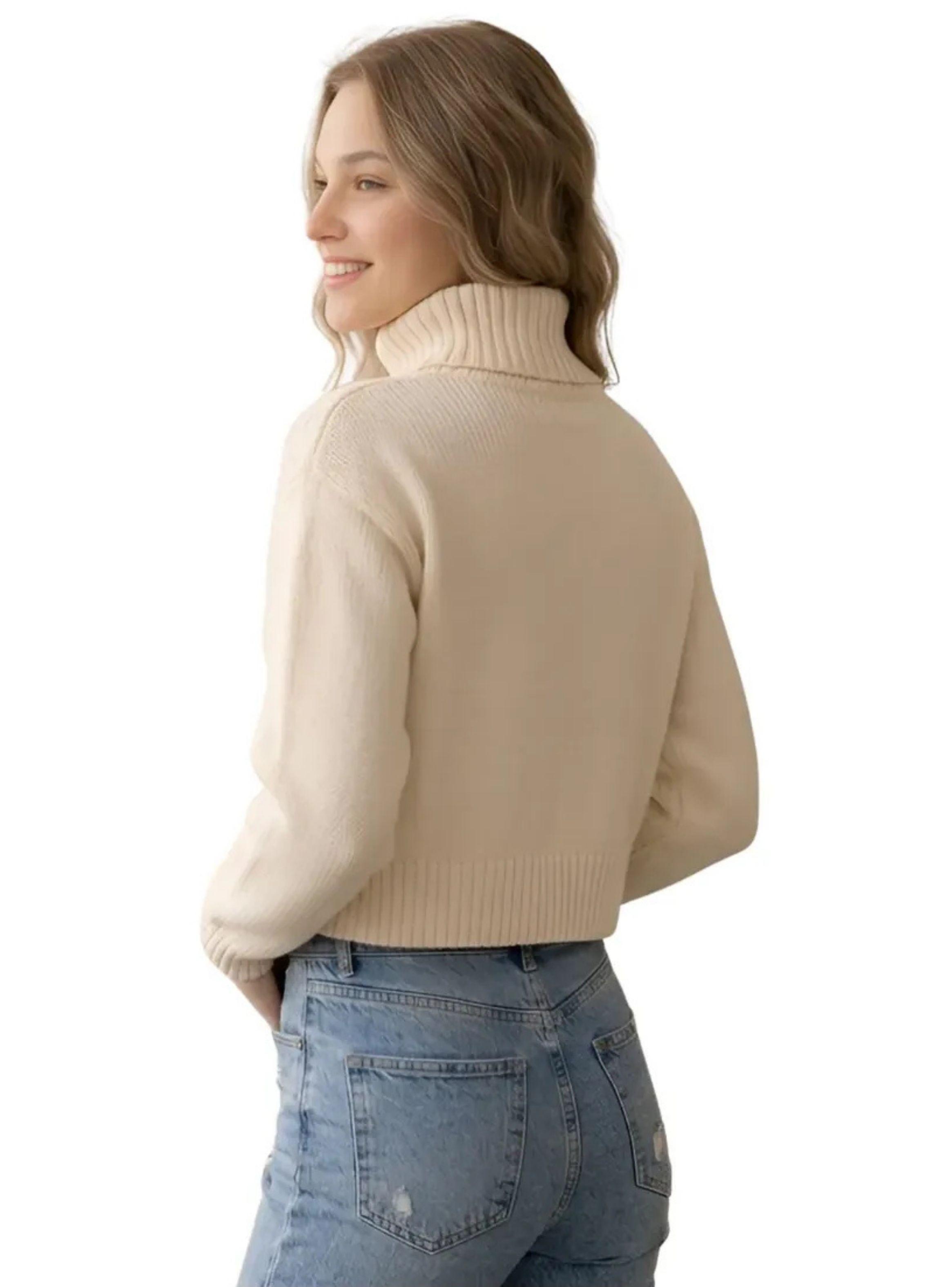 Sweater Lana Mujer Otoño Invierno Grueso 7022-2