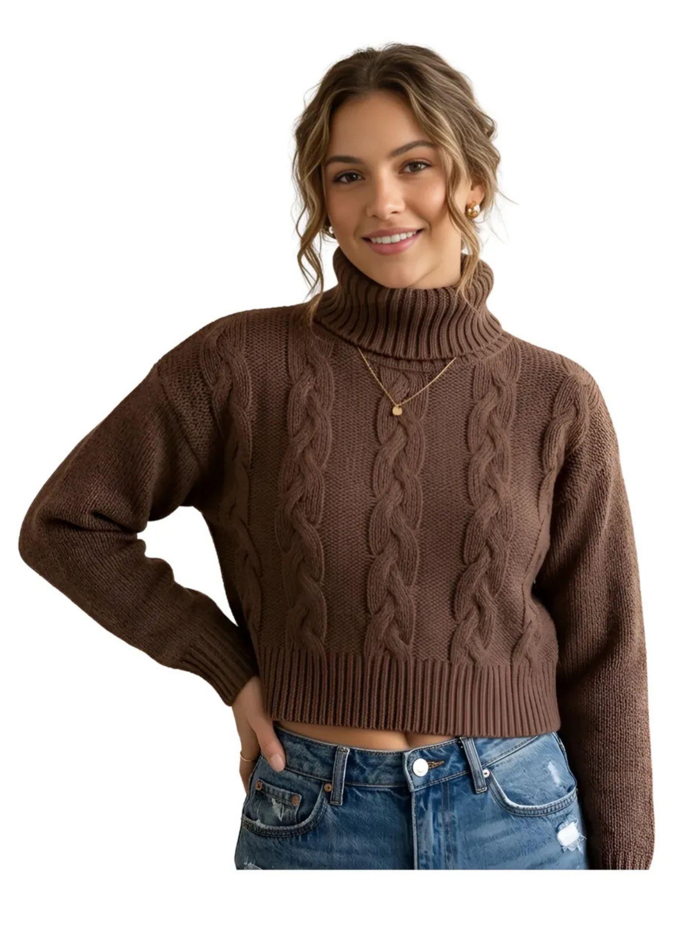 Sweater Lana Mujer Otoño Invierno Grueso 7022-0