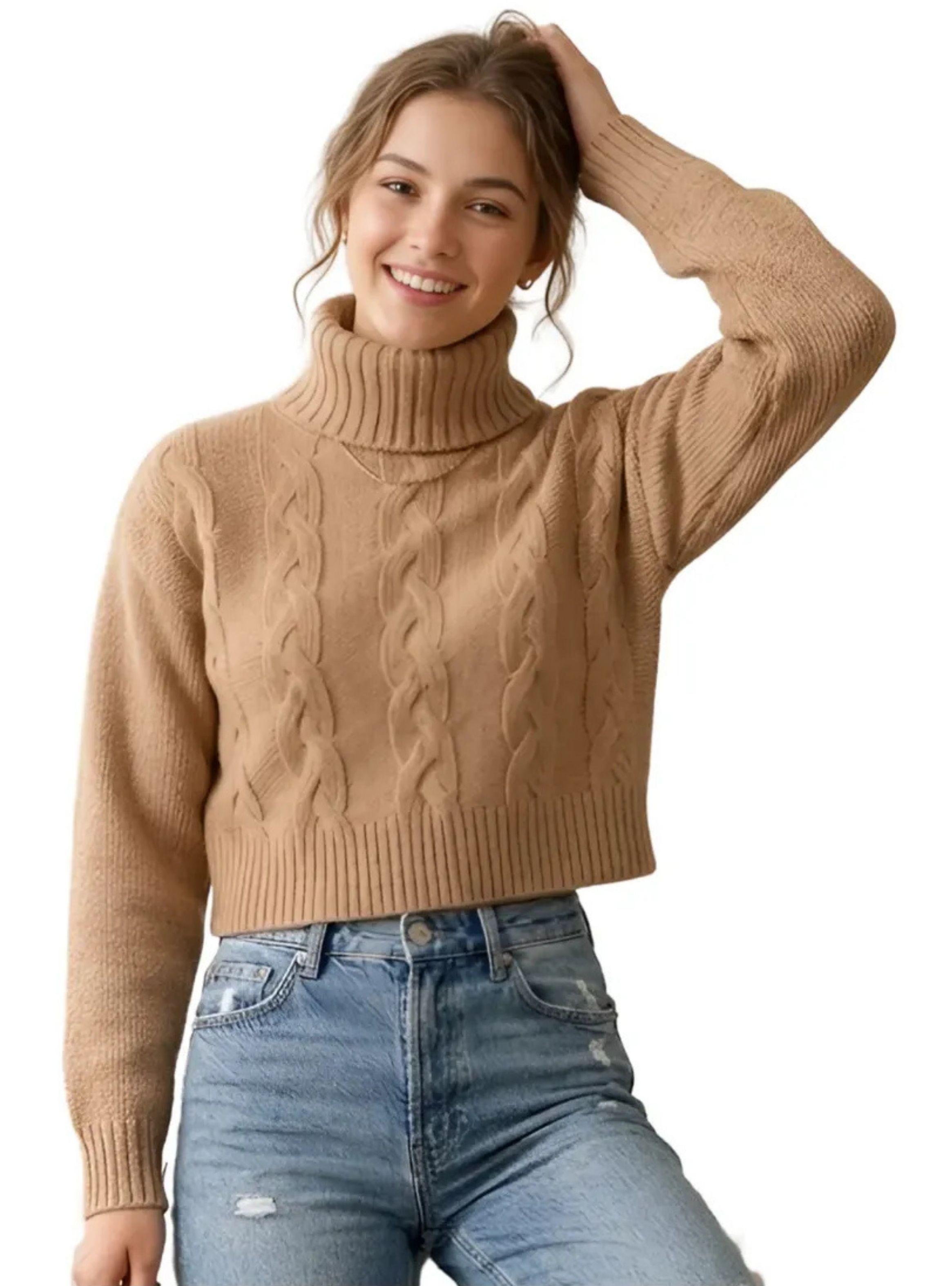 Sweater Lana Mujer Otoño Invierno Grueso 7022-0