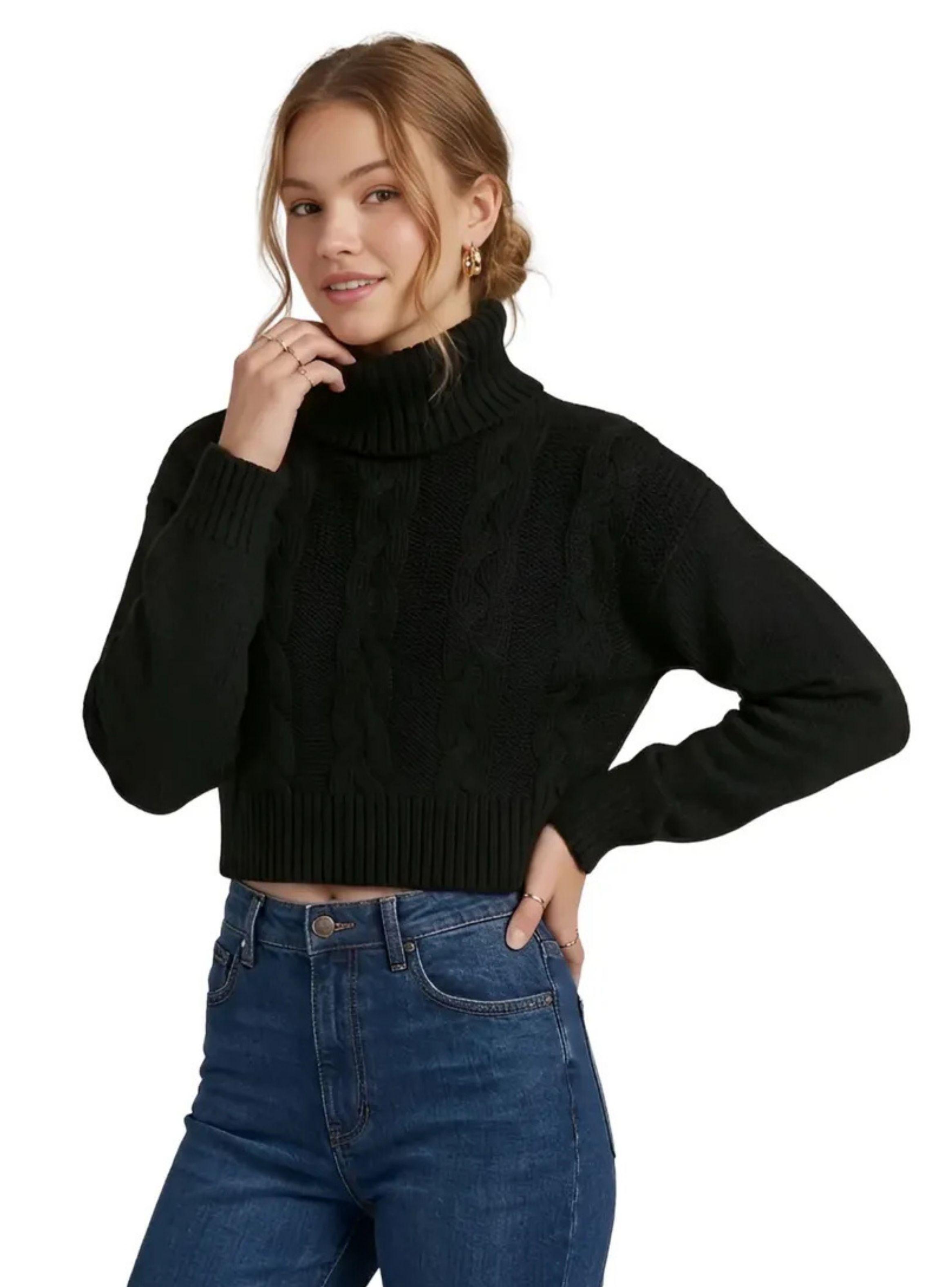 Sweater Lana Mujer Otoño Invierno Grueso 7022-0