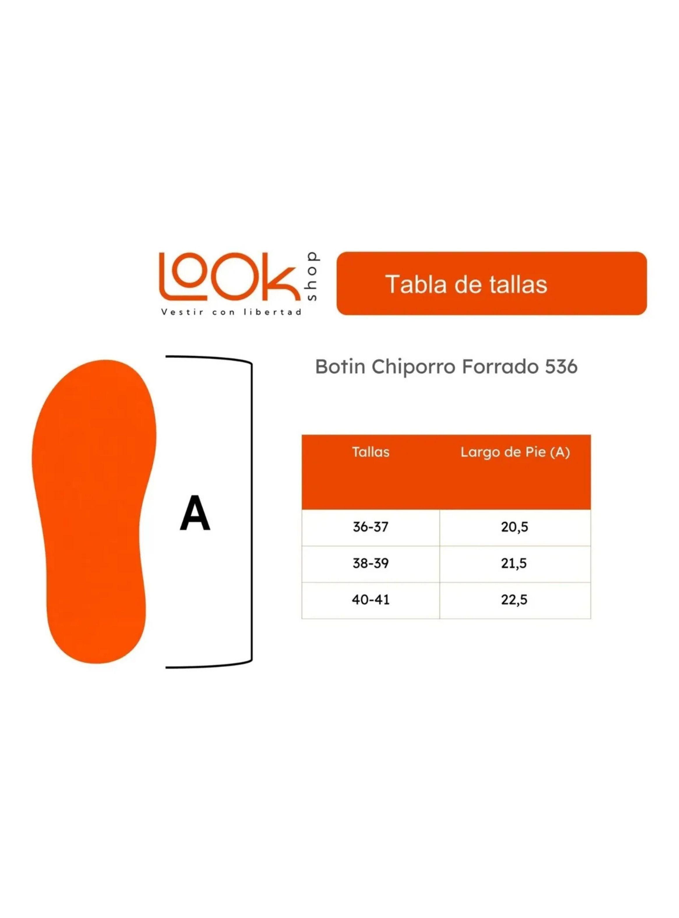 Pack 2 Botín Mujer Pantubota Chiporro Forrado Térmicas 536-7