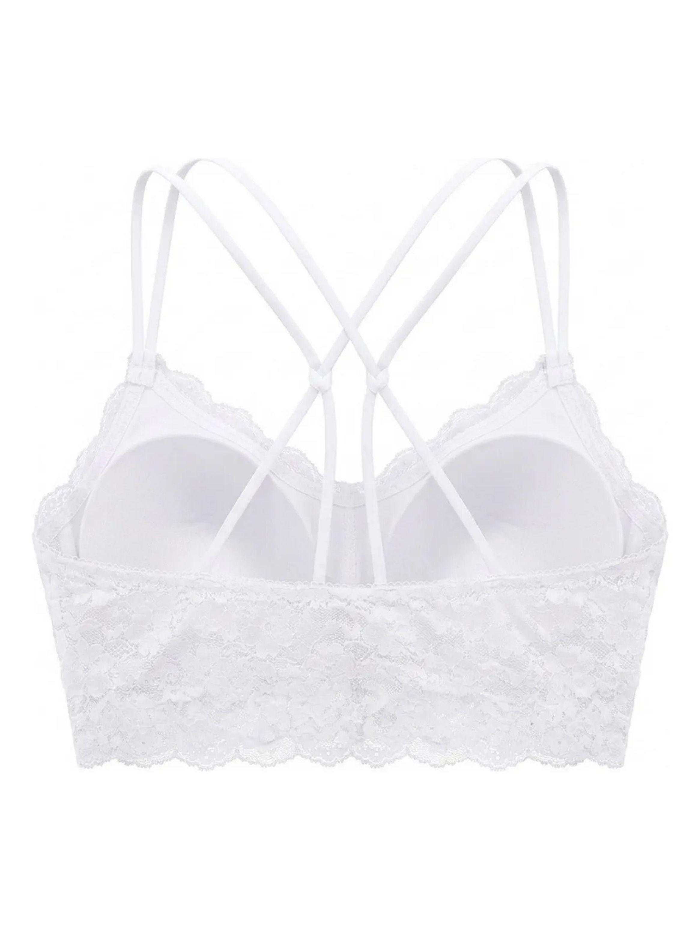 Bralet. Top Elasticado Mujer. Sostén Peto Sujetador Encaje 605-6
