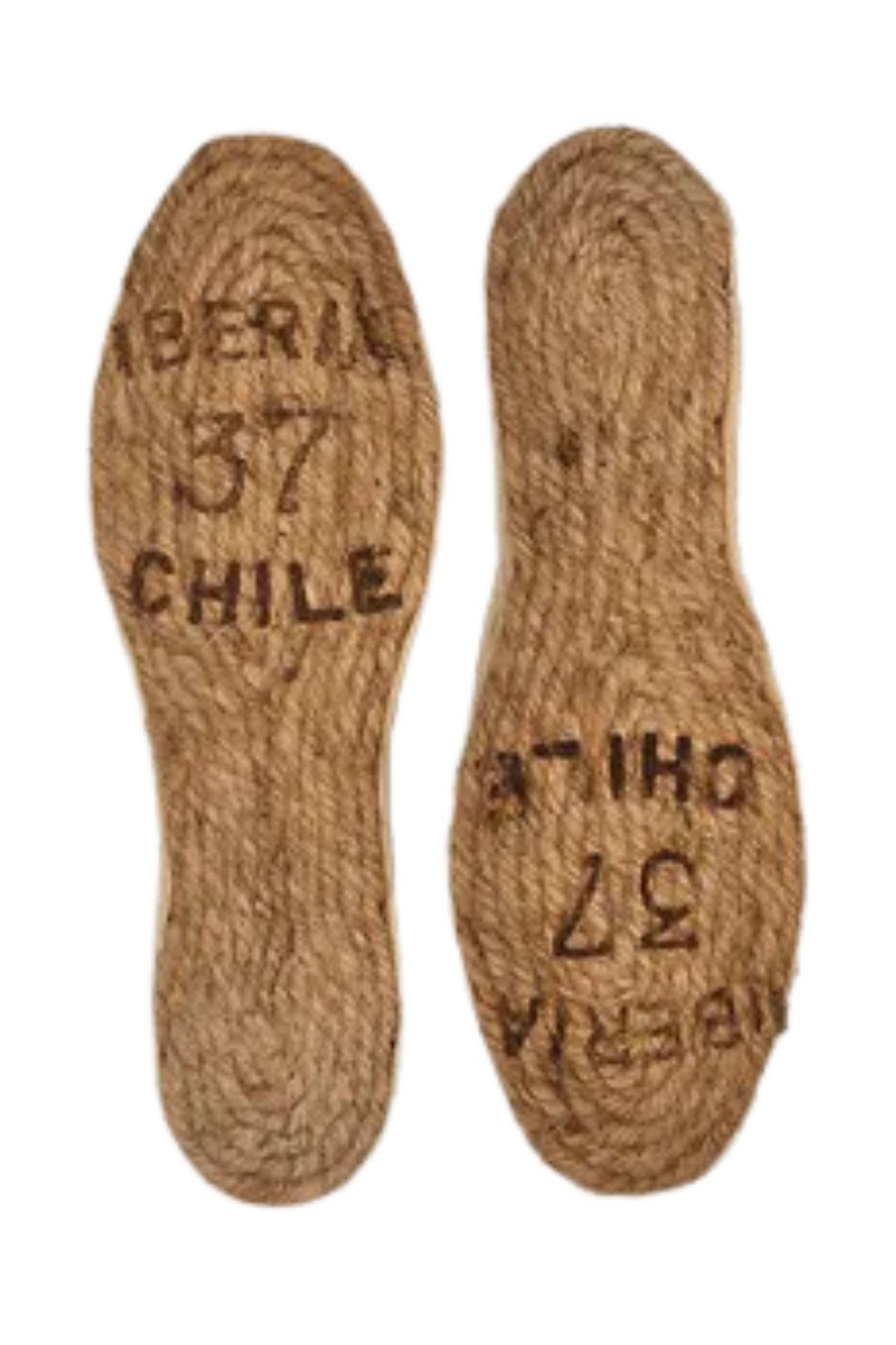 Alpargatas Iberia. Fabricación Chilena Cañamo Yute 100%.-3