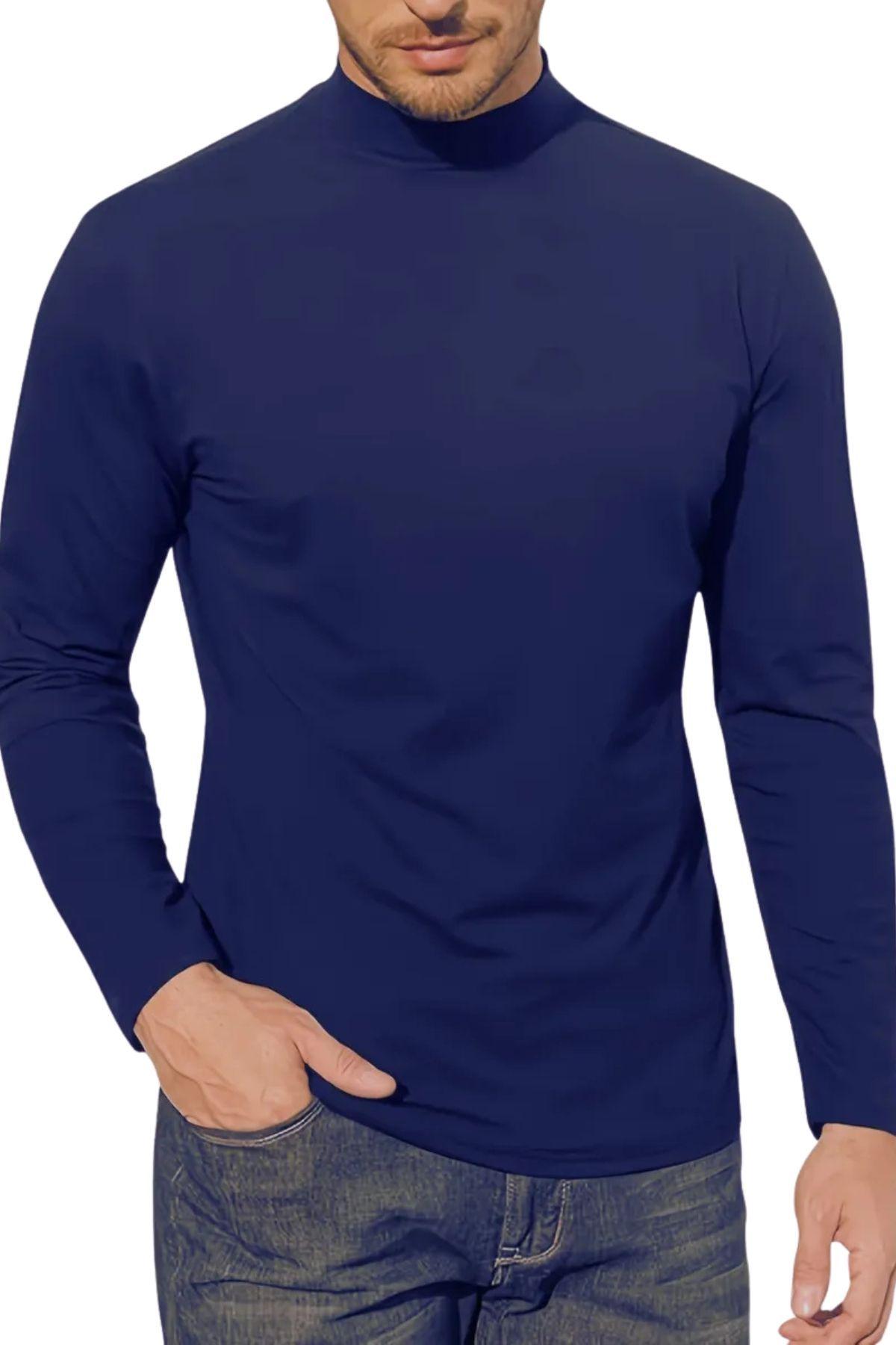 Camiseta Beatle Bambu Manga Larga Forro Polar Termica Colores 007-0