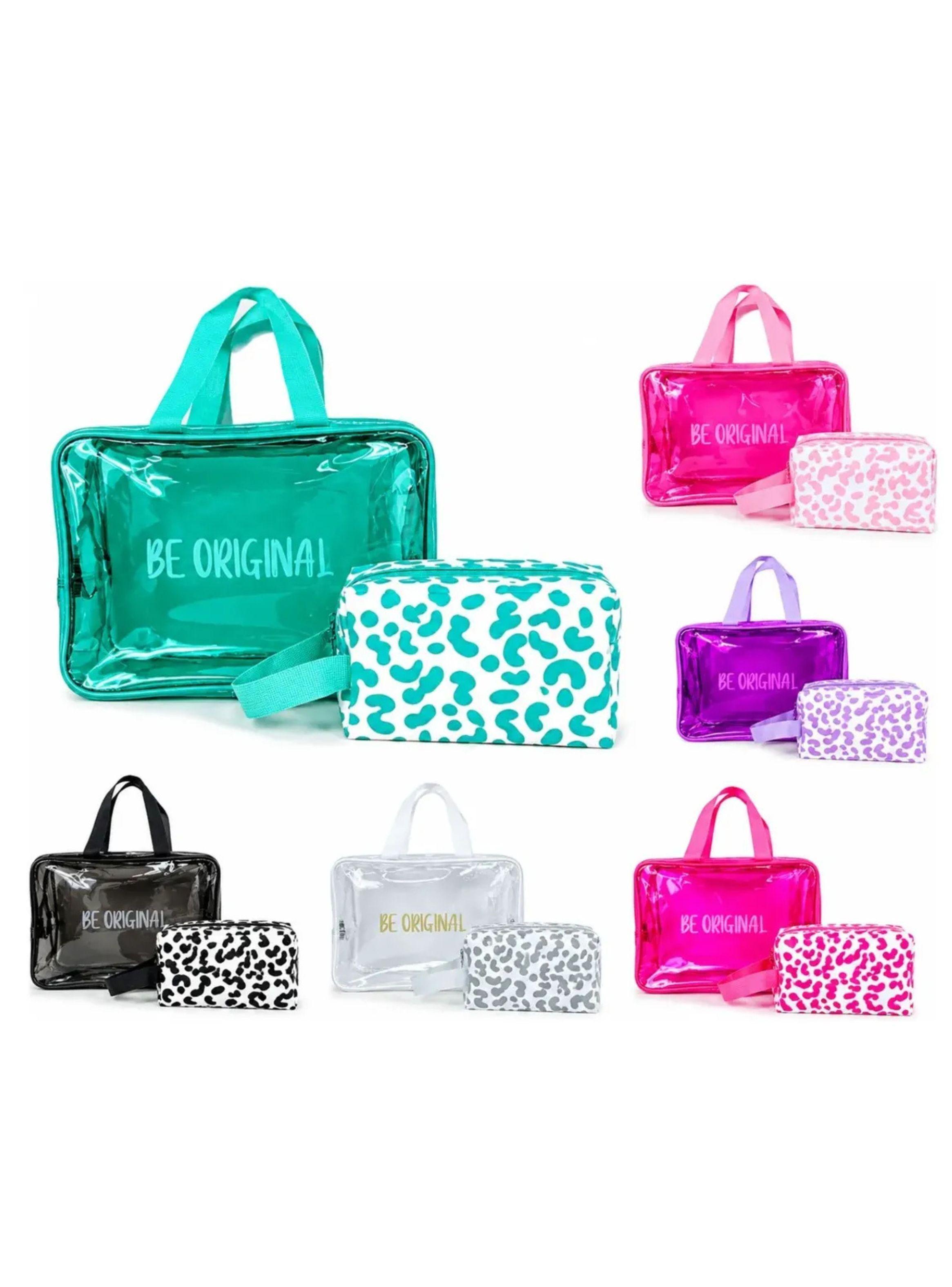 Set De 2 Estuches Forever Cosmetiqueros Regalo Perfecto 848-4