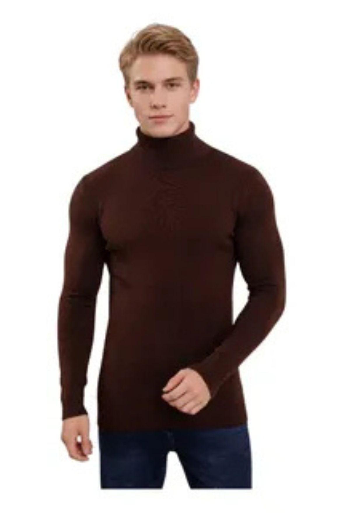 Sweater Tejido Hombre Cuello Subido Beatle 096-0