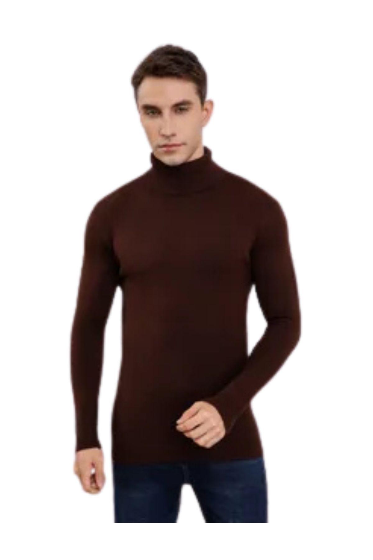 Sweater Tejido Hombre Cuello Subido Beatle 096-2