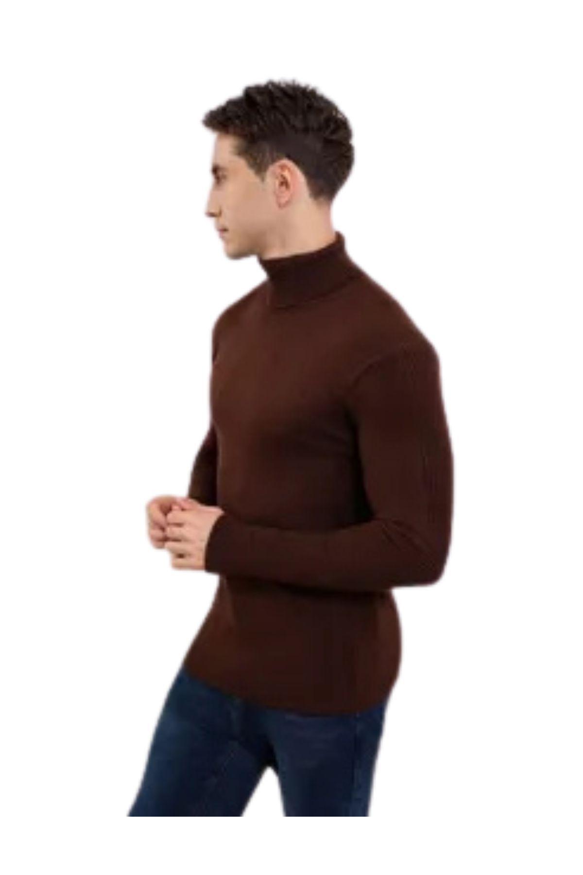 Sweater Tejido Hombre Cuello Subido Beatle 096-1