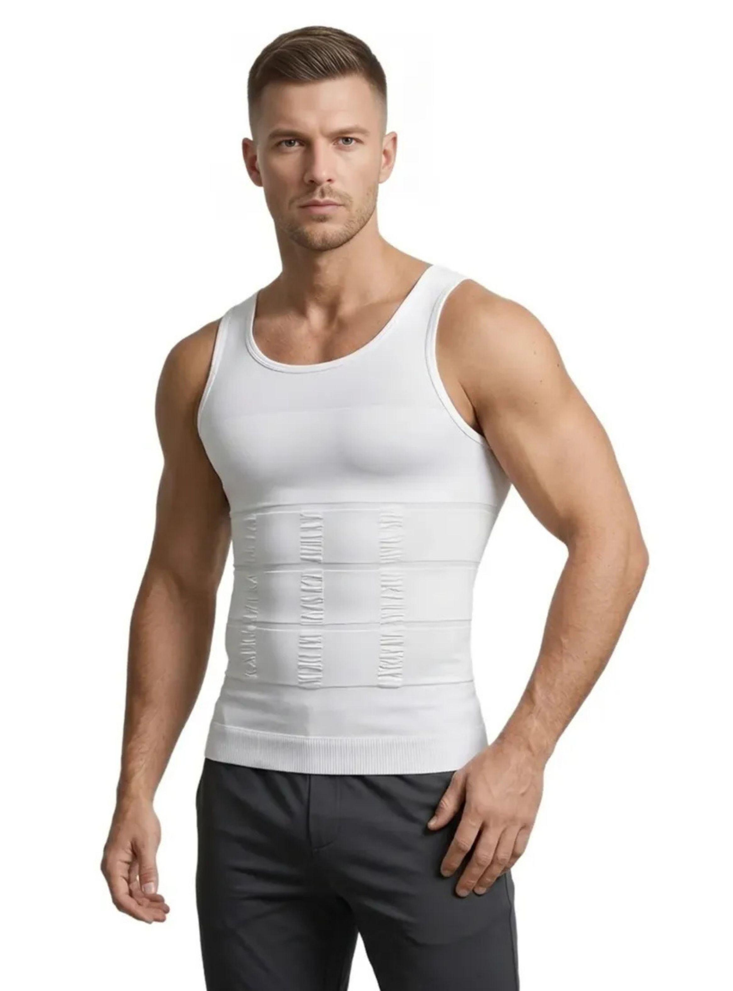 Faja De Compresión Para Hombre Tipo Musculosa  Reductora. 310-5