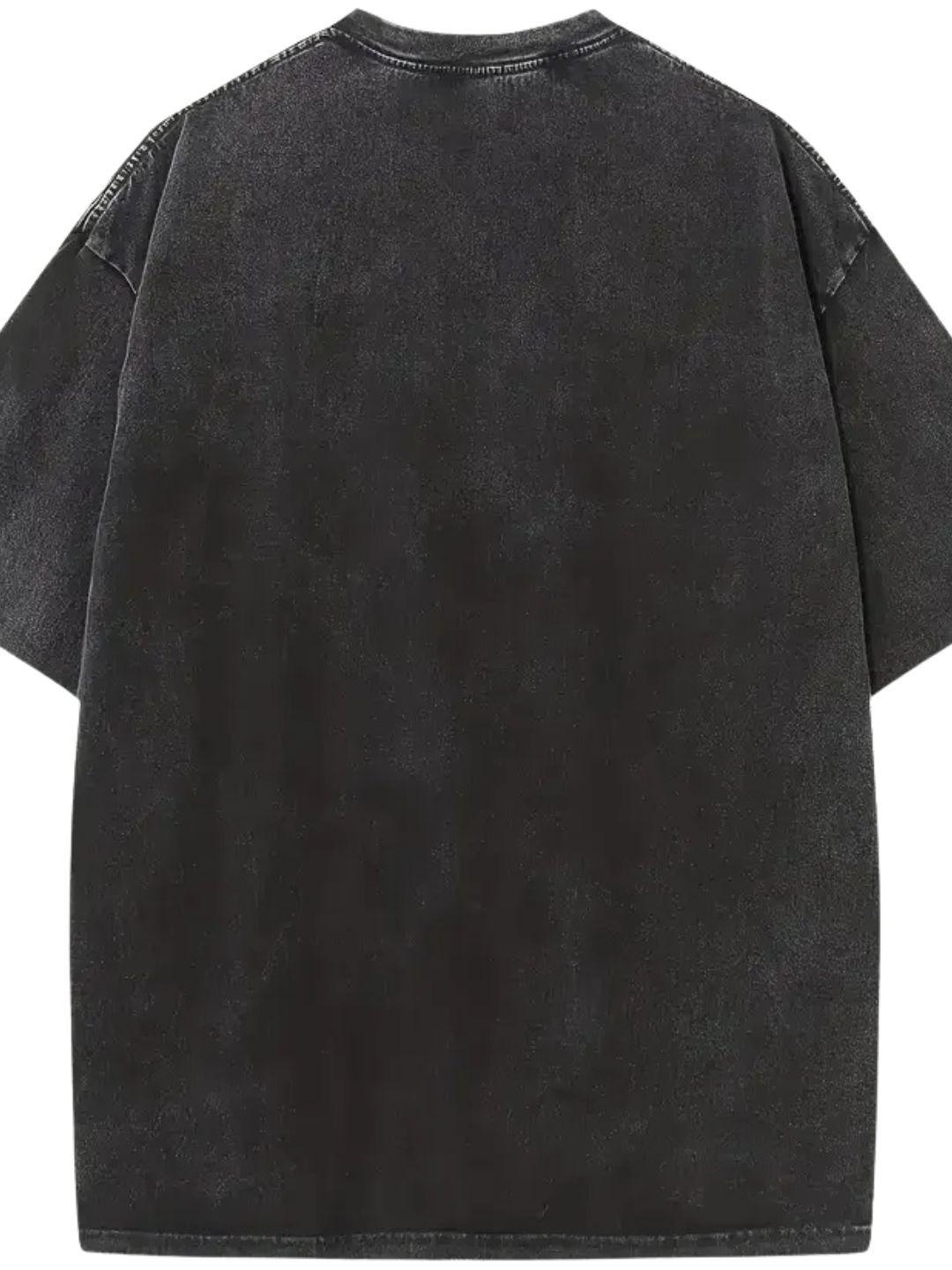 Polera Estilo Washed, Deslavada Vintage. 100% Algodón Unisex 7002-3
