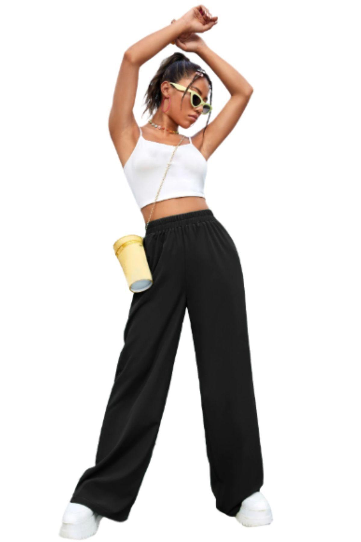 Pantalón Palazzo Casual Sueltos. Pierna Ancha Recta. Verano 461-4