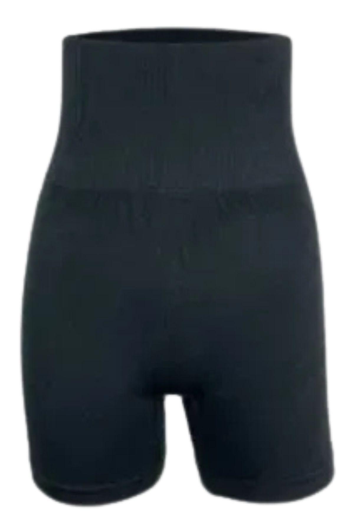 Calza Corta Mujer Control Abdomen Fitness Entrenamiento Gym 516-3