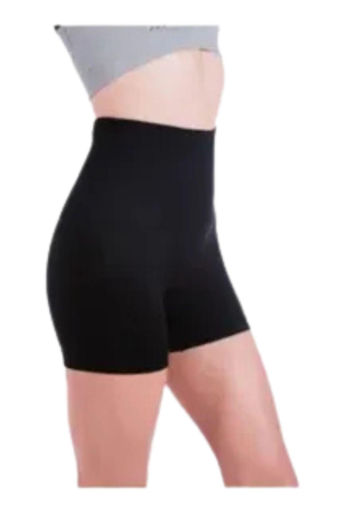 Calza Corta Mujer Control Abdomen Fitness Entrenamiento Gym 516-4