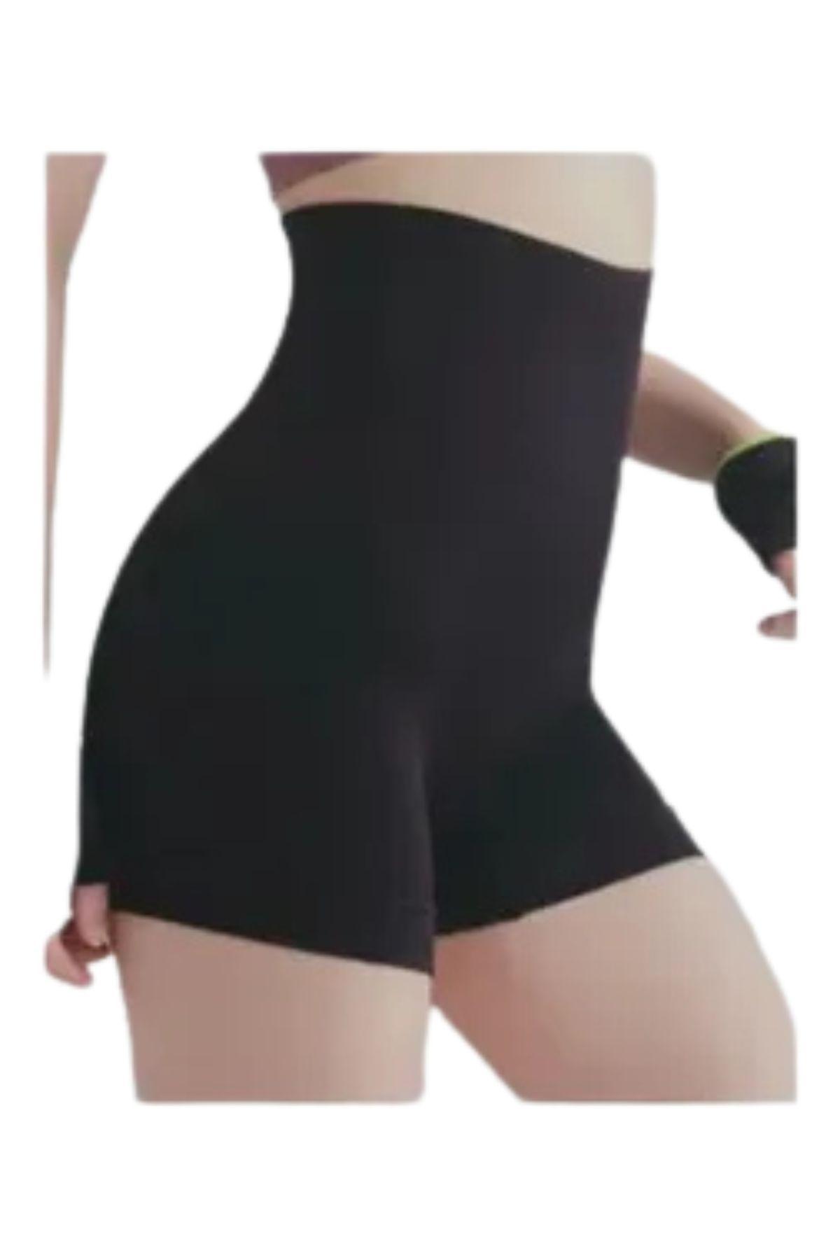 Calza Corta Mujer Control Abdomen Fitness Entrenamiento Gym 516-6