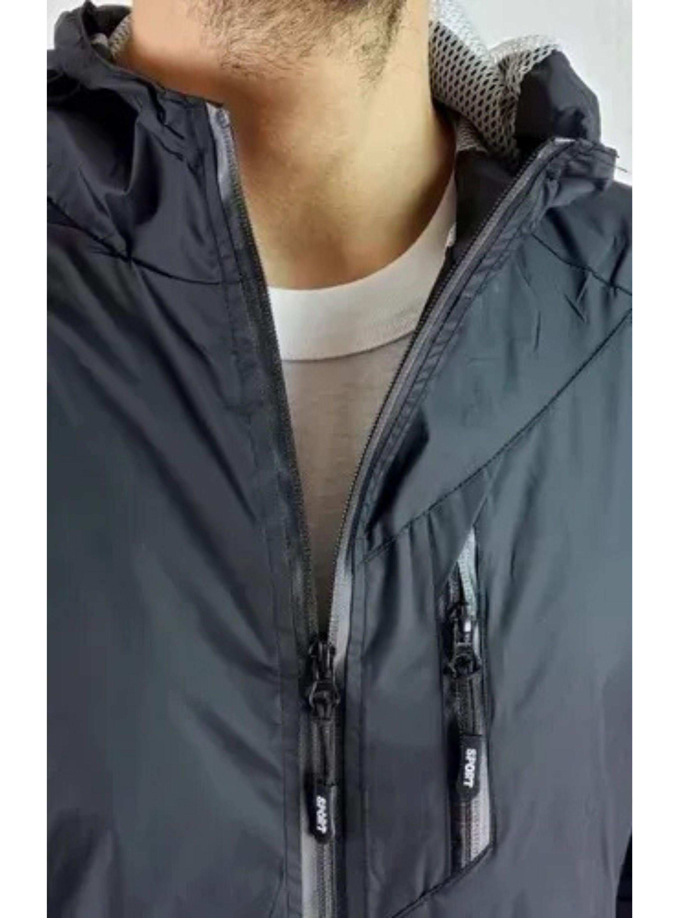 Chaqueta Deportiva Corta Viento Impermeable. Parka Liviana 283-3
