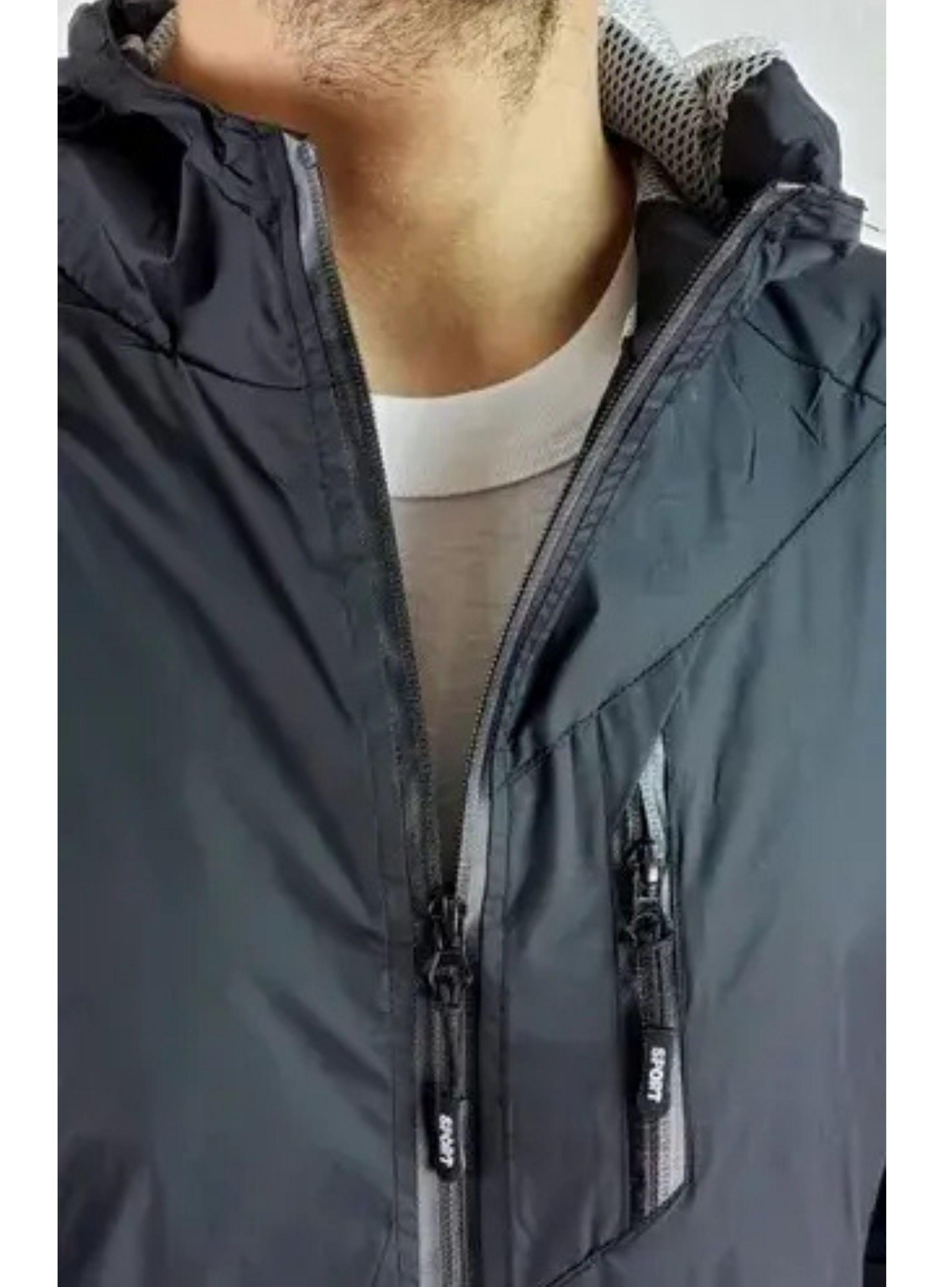 Chaqueta Deportiva Corta Viento Impermeable. Parka Liviana 283-4
