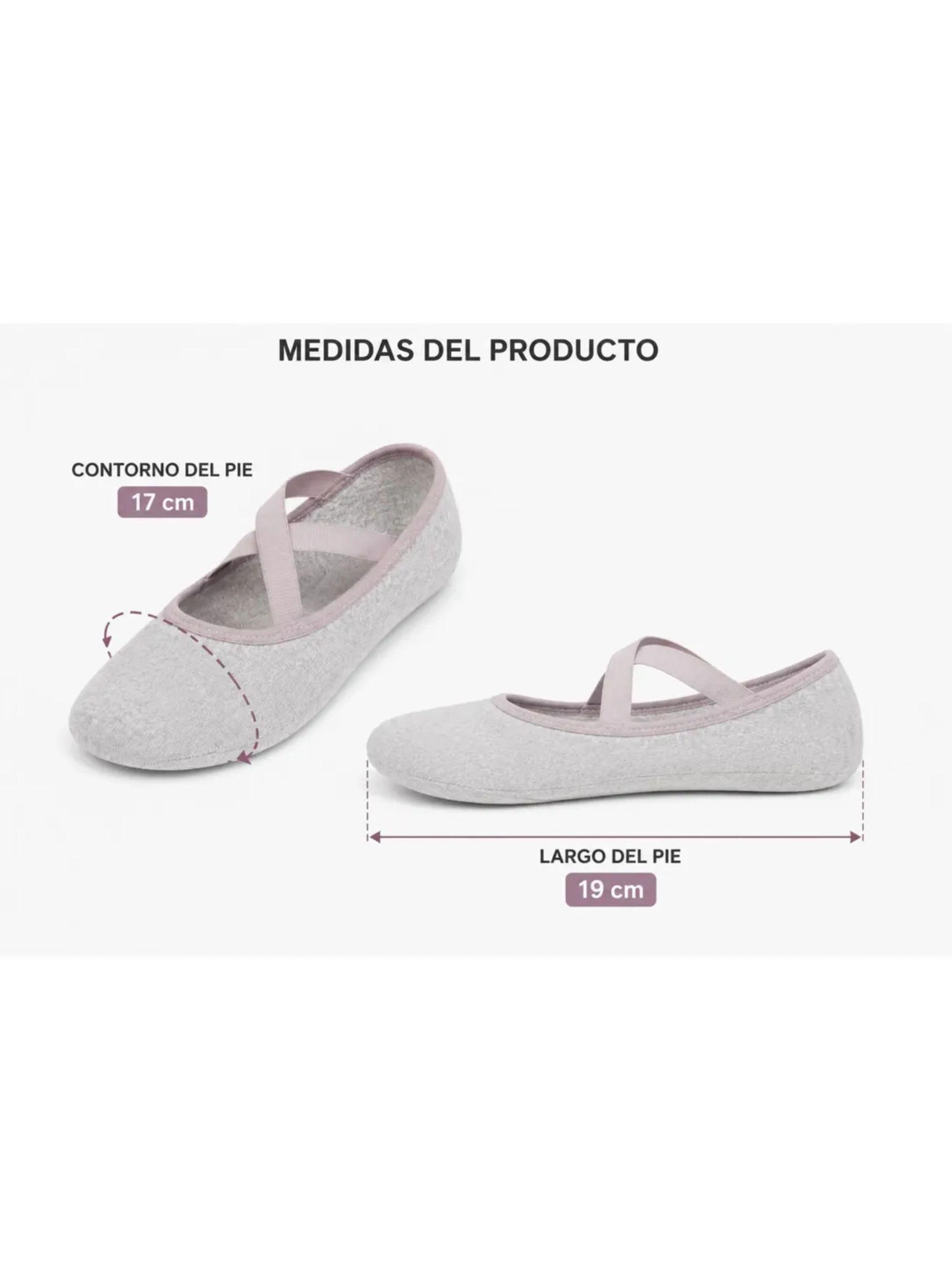Pack 6 Calcetines Ballerina Mujer Antideslizantes Yoga Gym 130Y-8