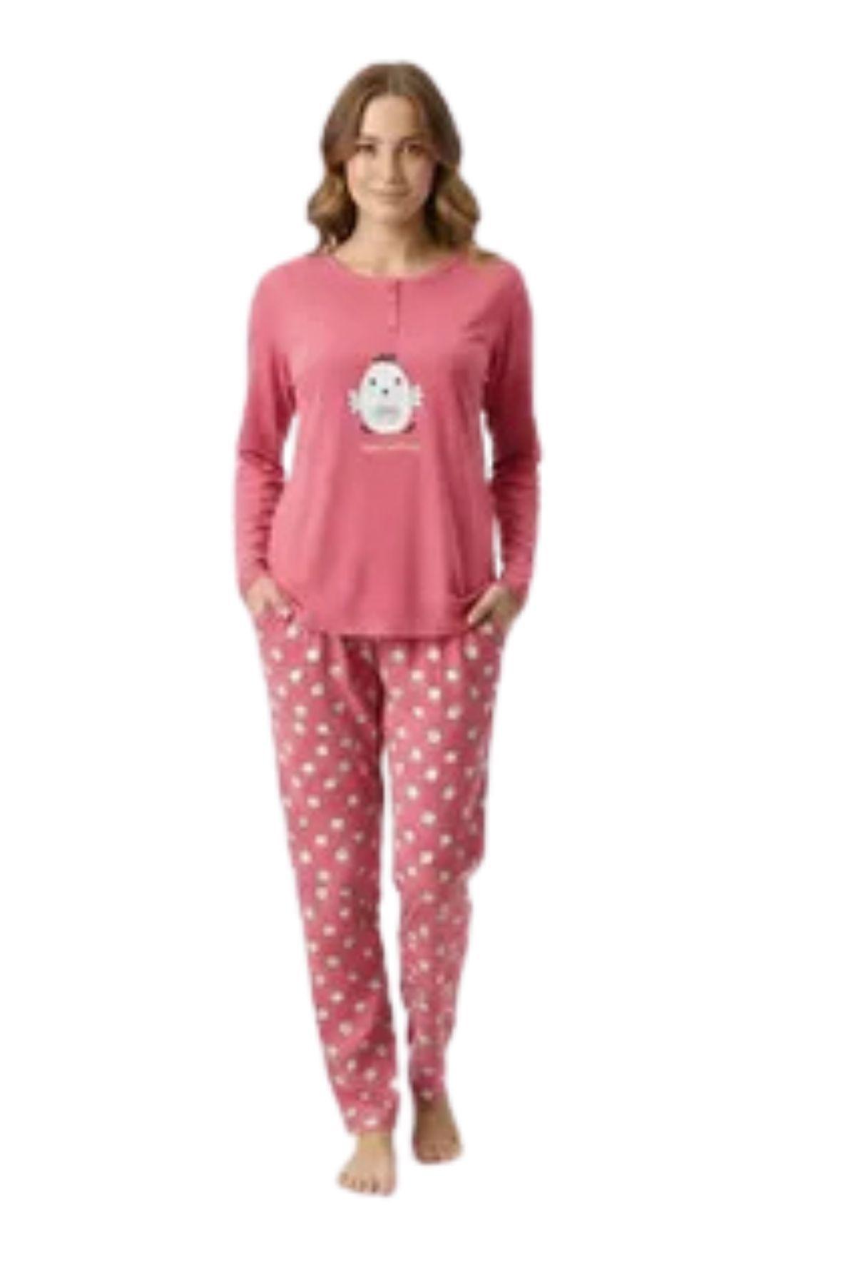 Pack 2 Pijama Mujer Manga Larga. Pantalón Y Polera. Oferta! 420-5