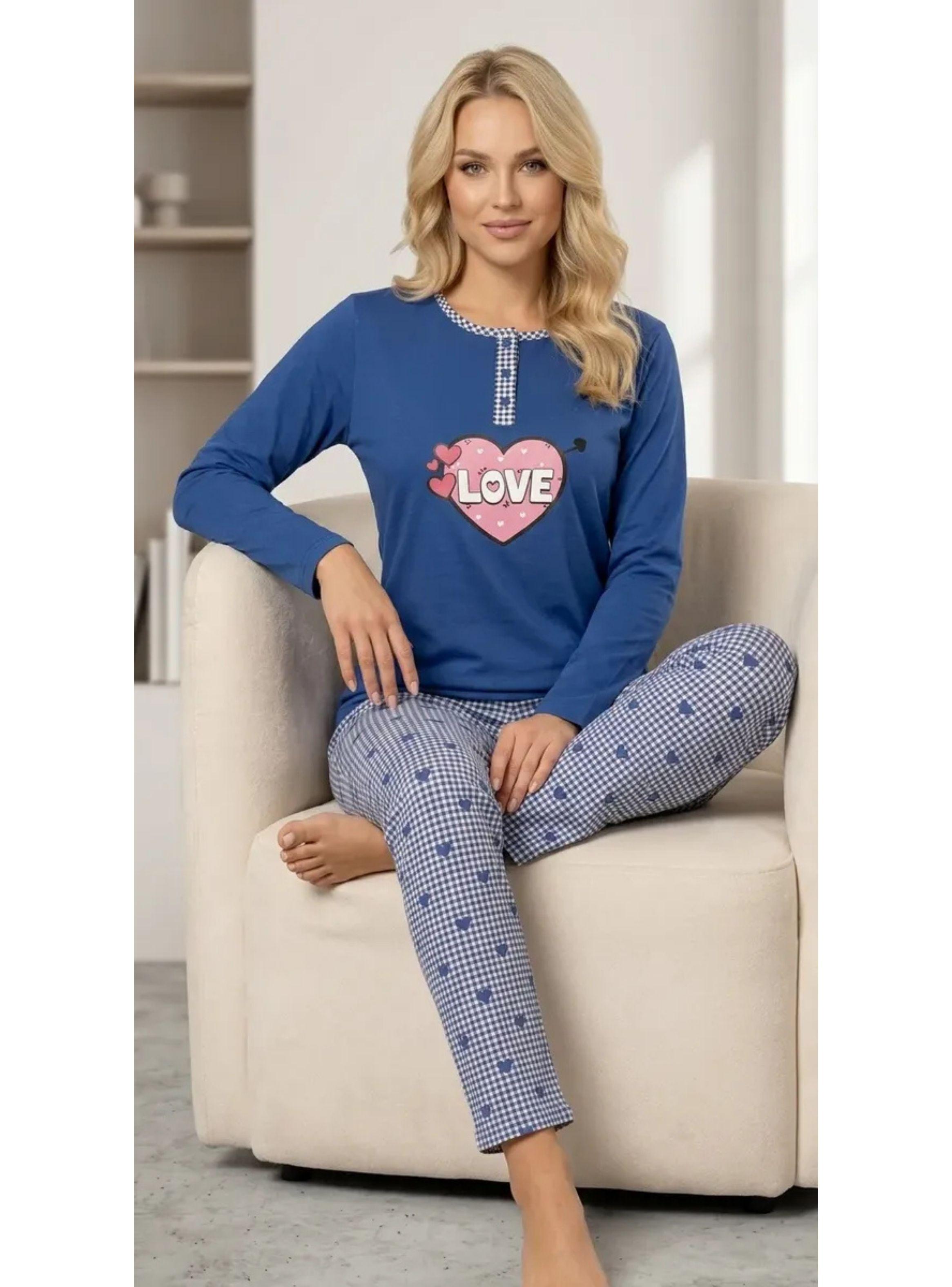 Pack 2 Pijama Mujer Manga Larga. Pantalón Y Polera. Oferta! 420-2