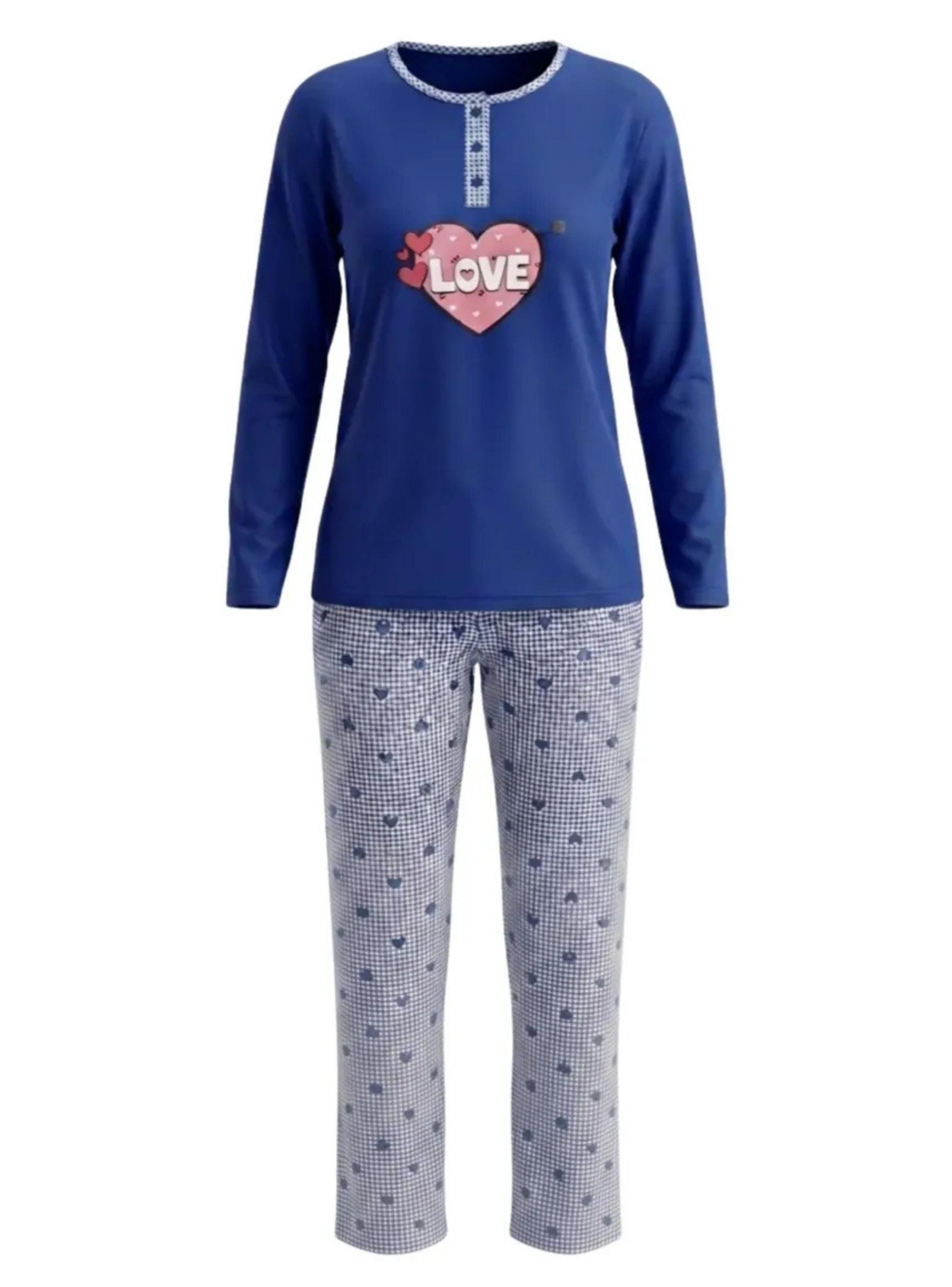 Pack 2 Pijama Mujer Manga Larga. Pantalón Y Polera. Oferta! 420-3