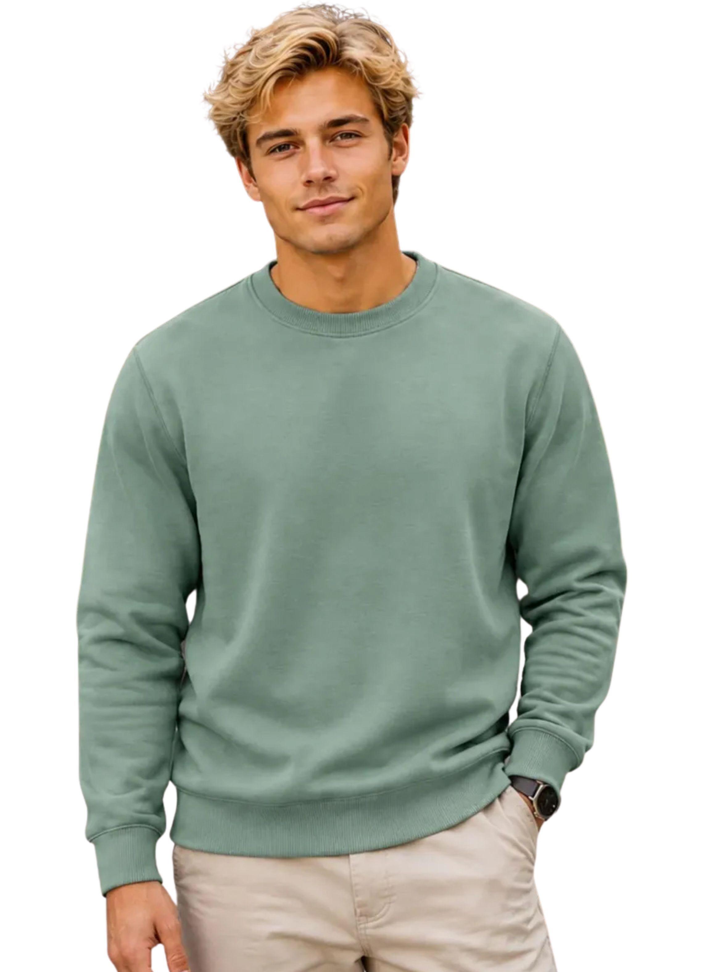 Polerón Cuello Polo Hombre Invierno. Forro Polar. Unisex 436-0