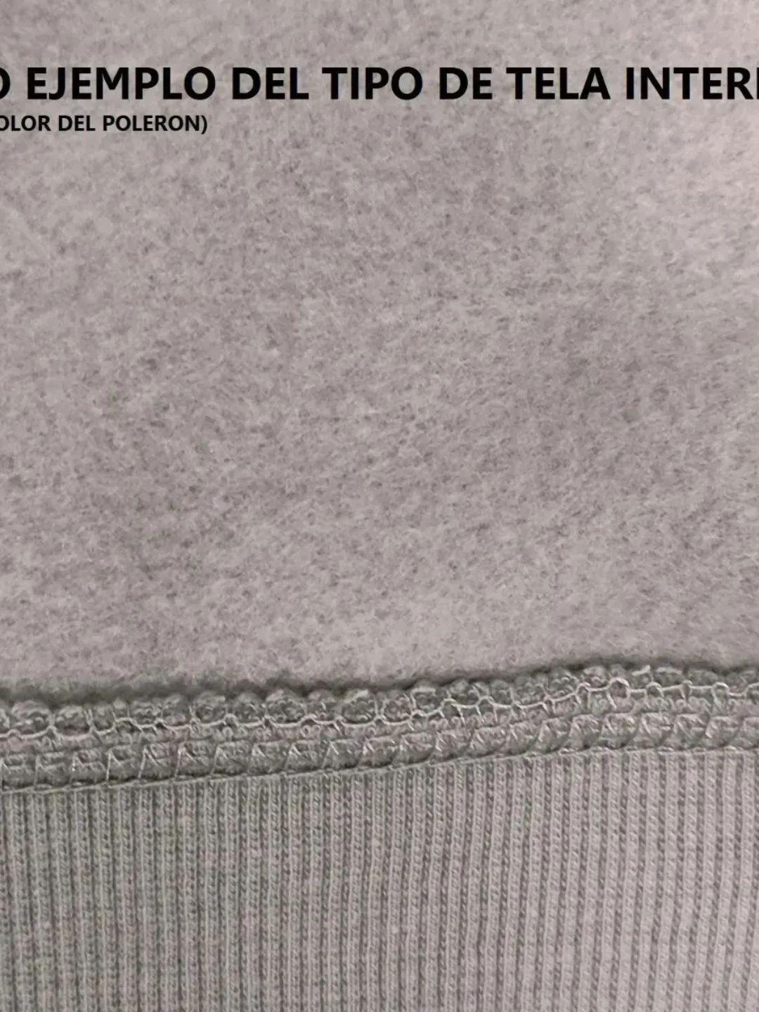 Polerón Cuello Polo Hombre Invierno. Forro Polar. Unisex 436-4