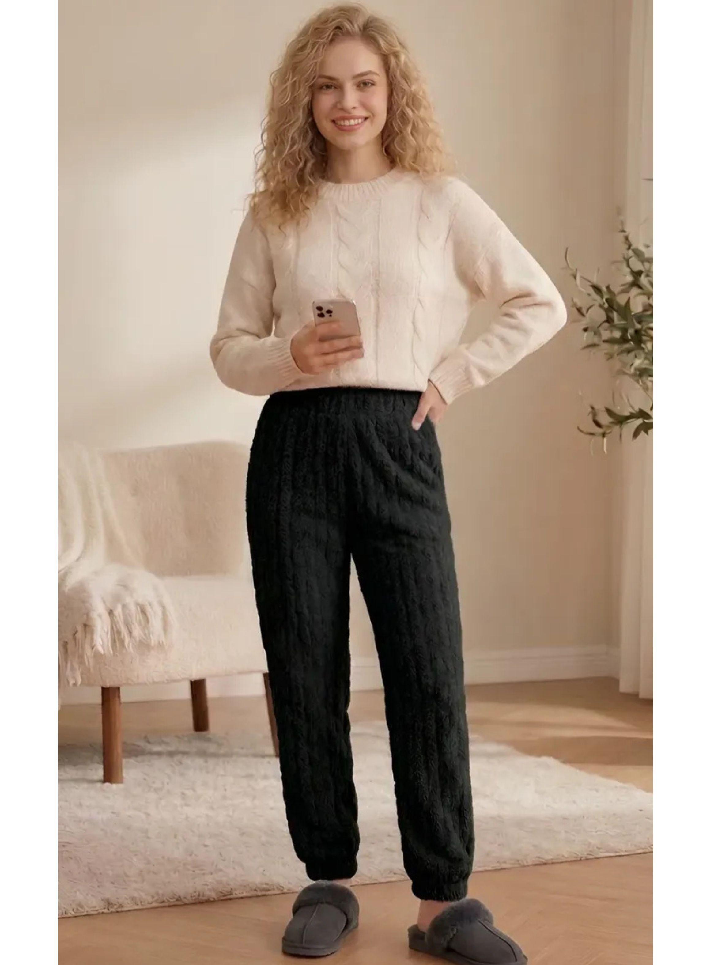 Pack 3 Pijama Pantalón De Dormir Polar Invierno Mujer 1085-4