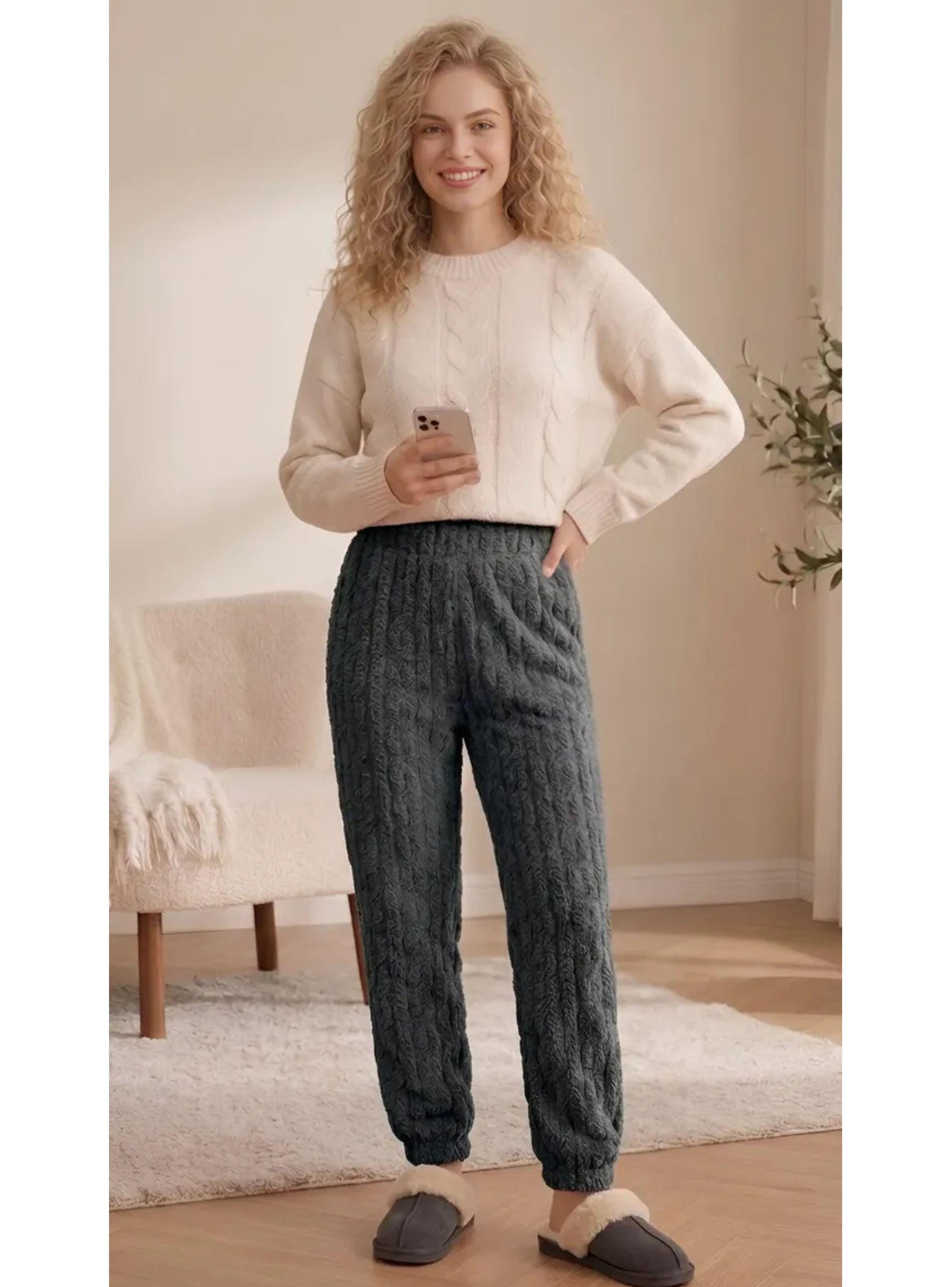 Pack 3 Pijama Pantalón De Dormir Polar Invierno Mujer 1085-5
