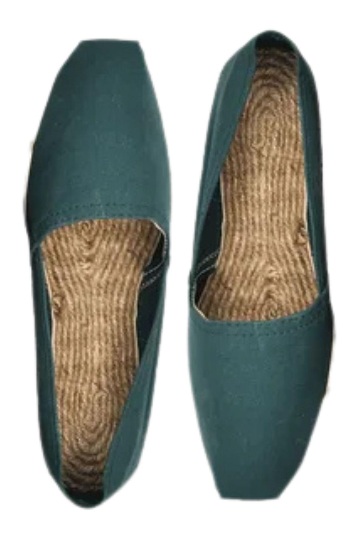 Alpargatas Iberia. Suela Cañamo Yute 100% Natural. Excelente Verde Petróleo-4