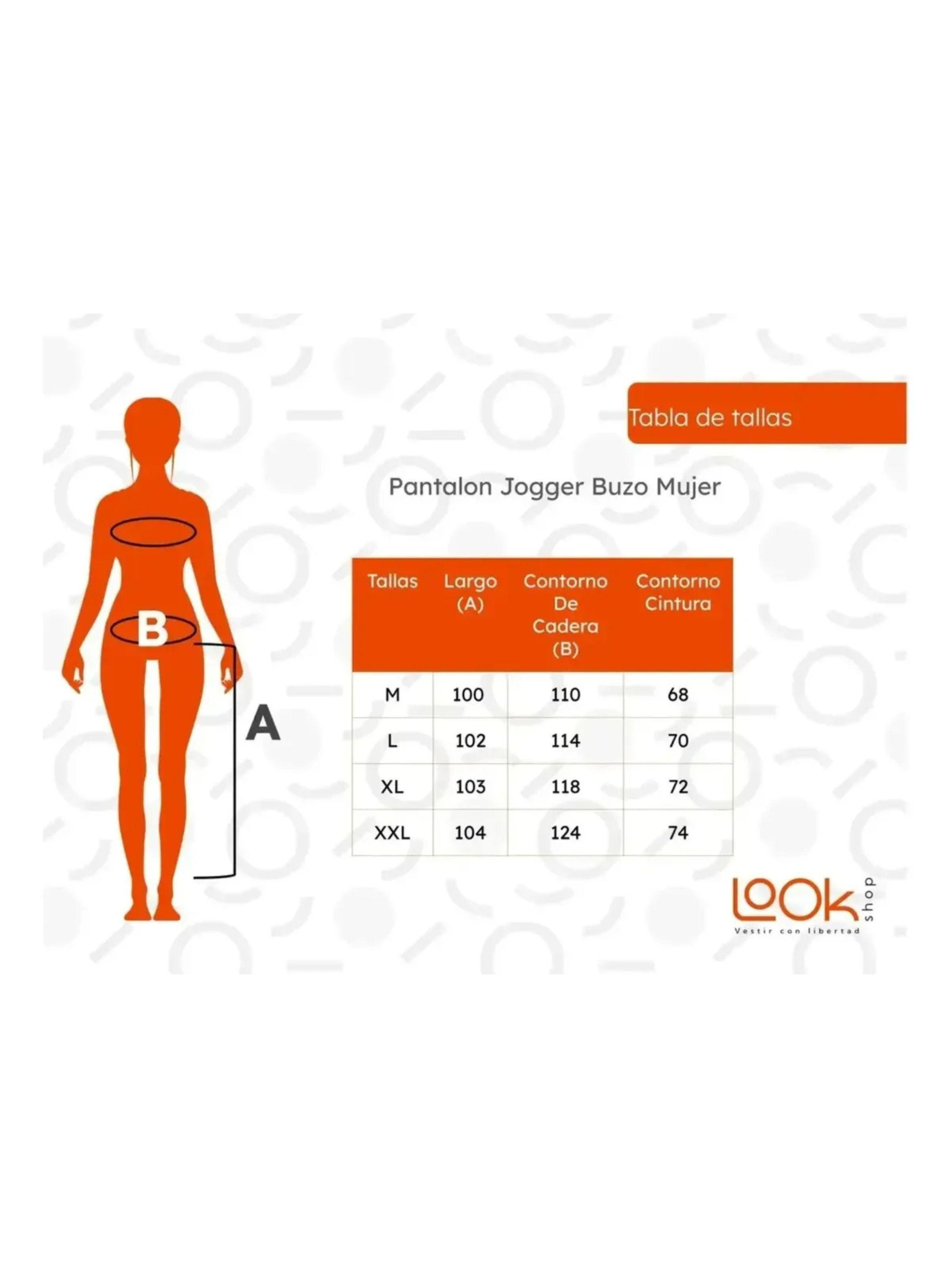 Pantalón Recto Jogger Buzo Mujer Algodón Forro Polar 138-7