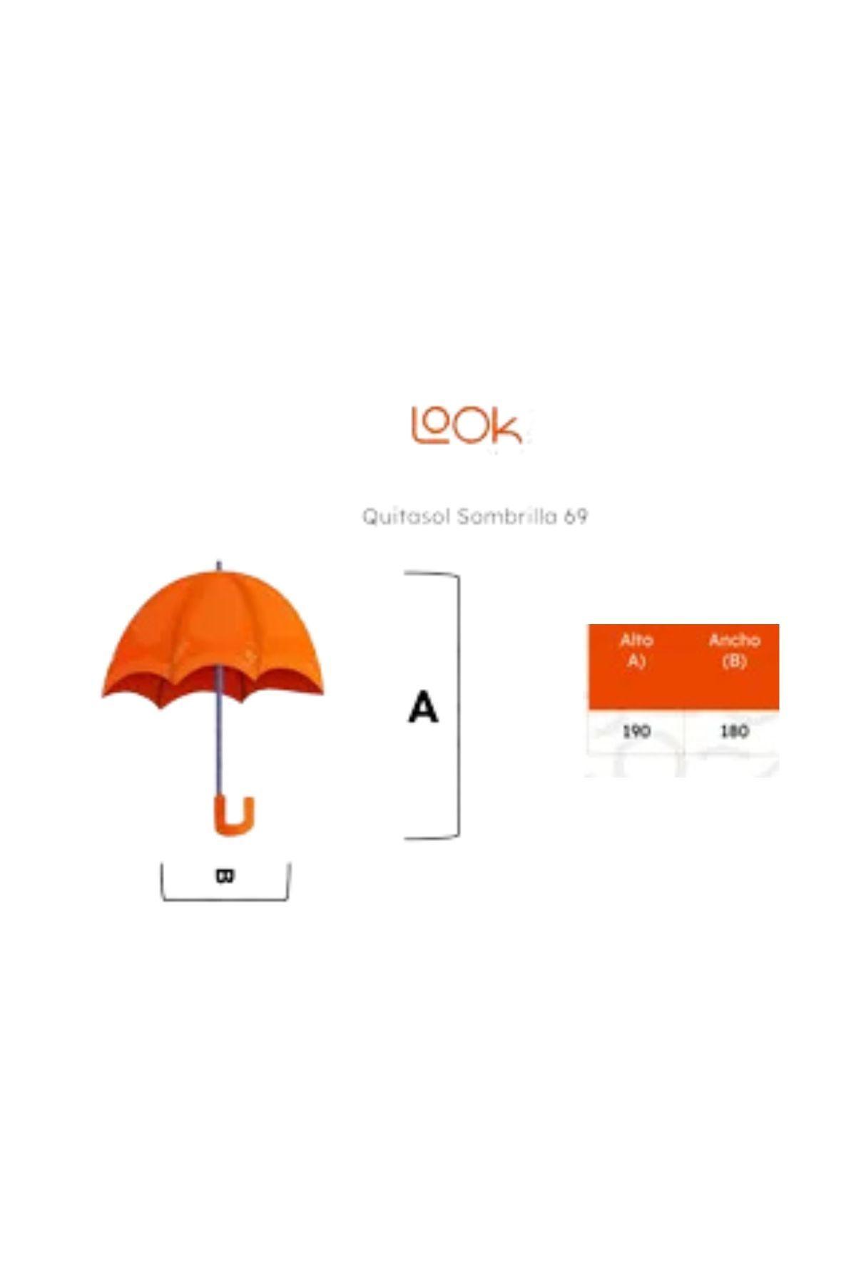 Quitasol Sombrilla. Quitasoles Para Playa. Grande 1.90 Mts 69-3