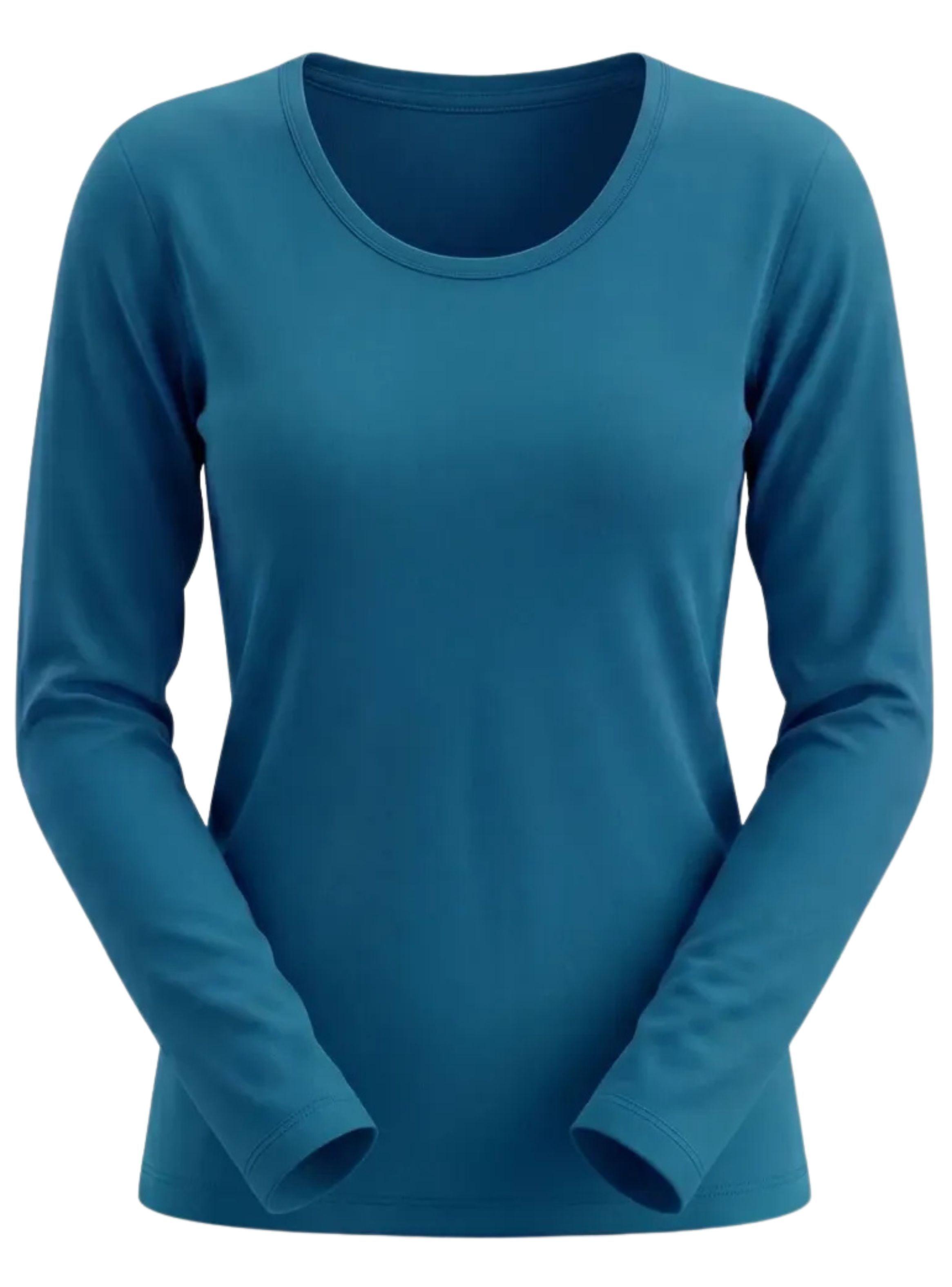 Camiseta Invierno Mujer Forro Polar Elasticada Colores 301-5