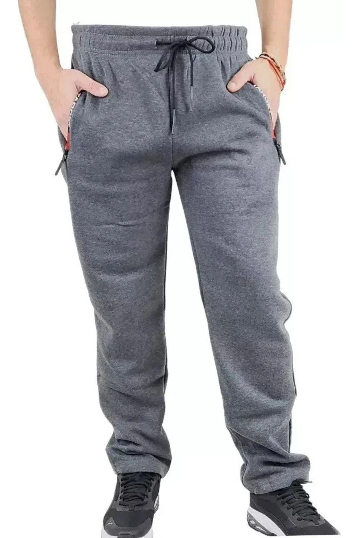 Pantalón Jogger Buzo Hombre Algodón Forro Polar, Recto 006-0
