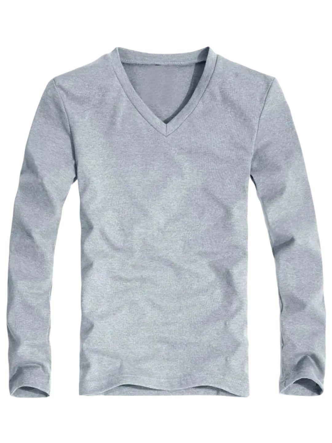Camiseta Manga Corta Cuello V Hombre. Fibra Bambú. 274  -2