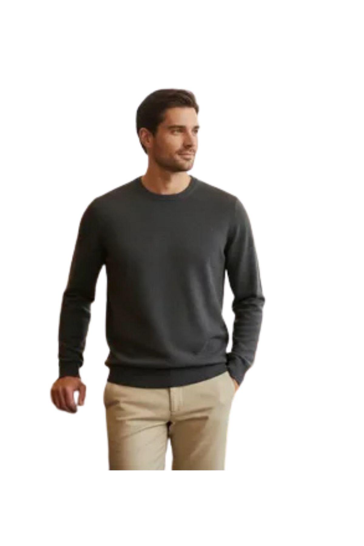 Sweater Tejido Hombre Cuello Redondo Hilo 107 -0
