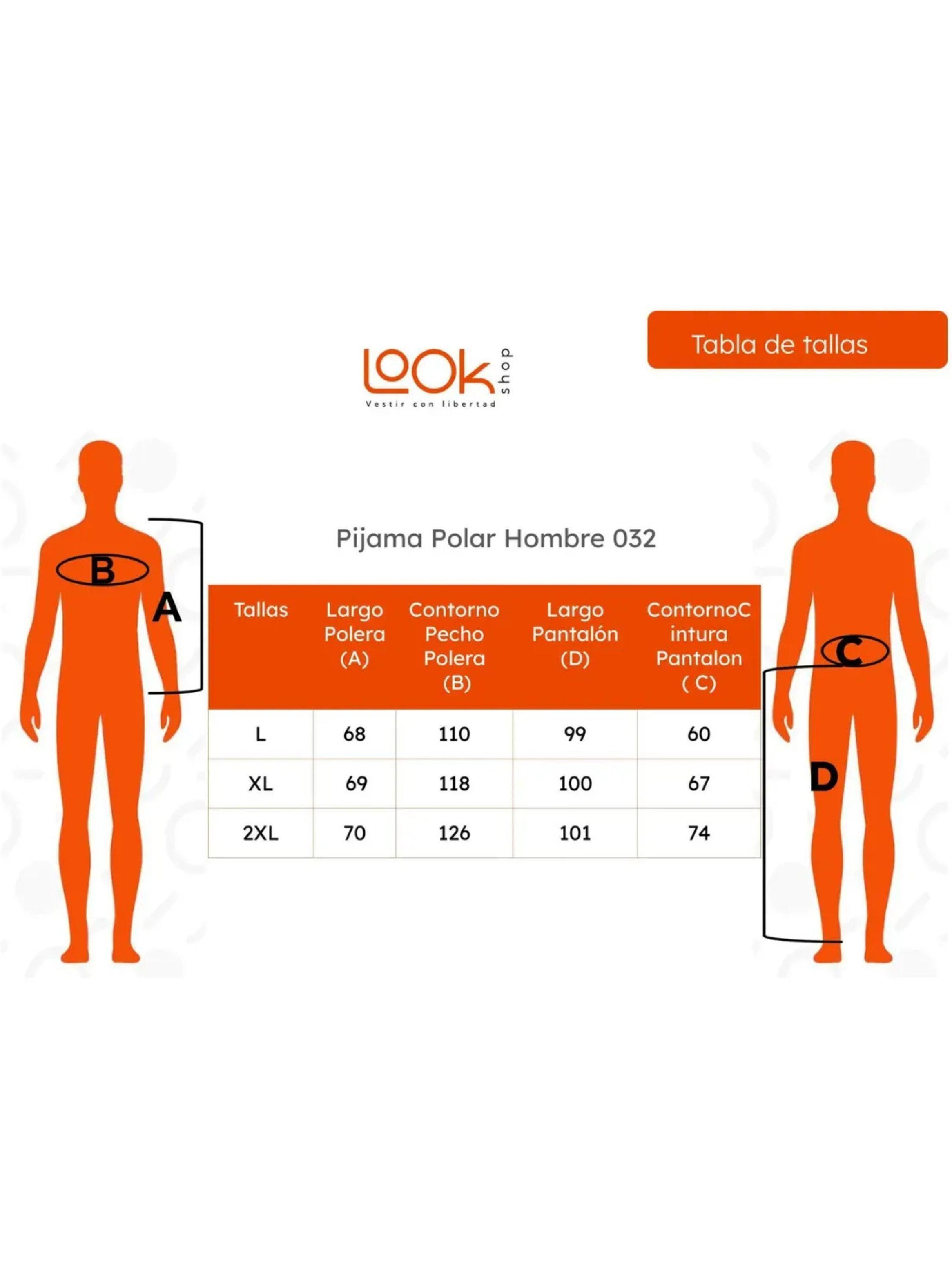 Pijama Hombre Polar Excelente Calidad 032-6