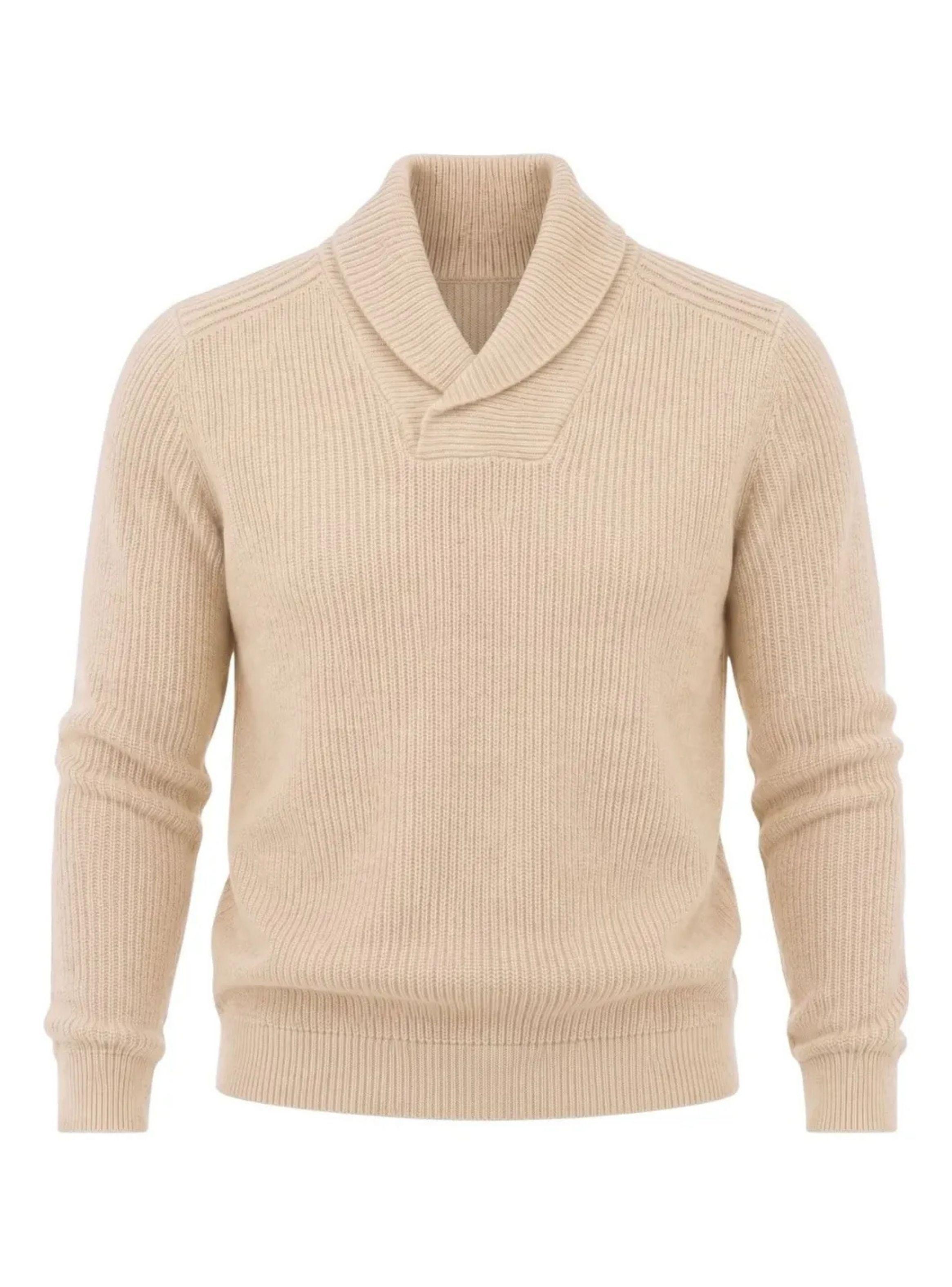 Sweater Hombre Lana Chaleco Cuello V Tejido Calidad Premium 7262-4