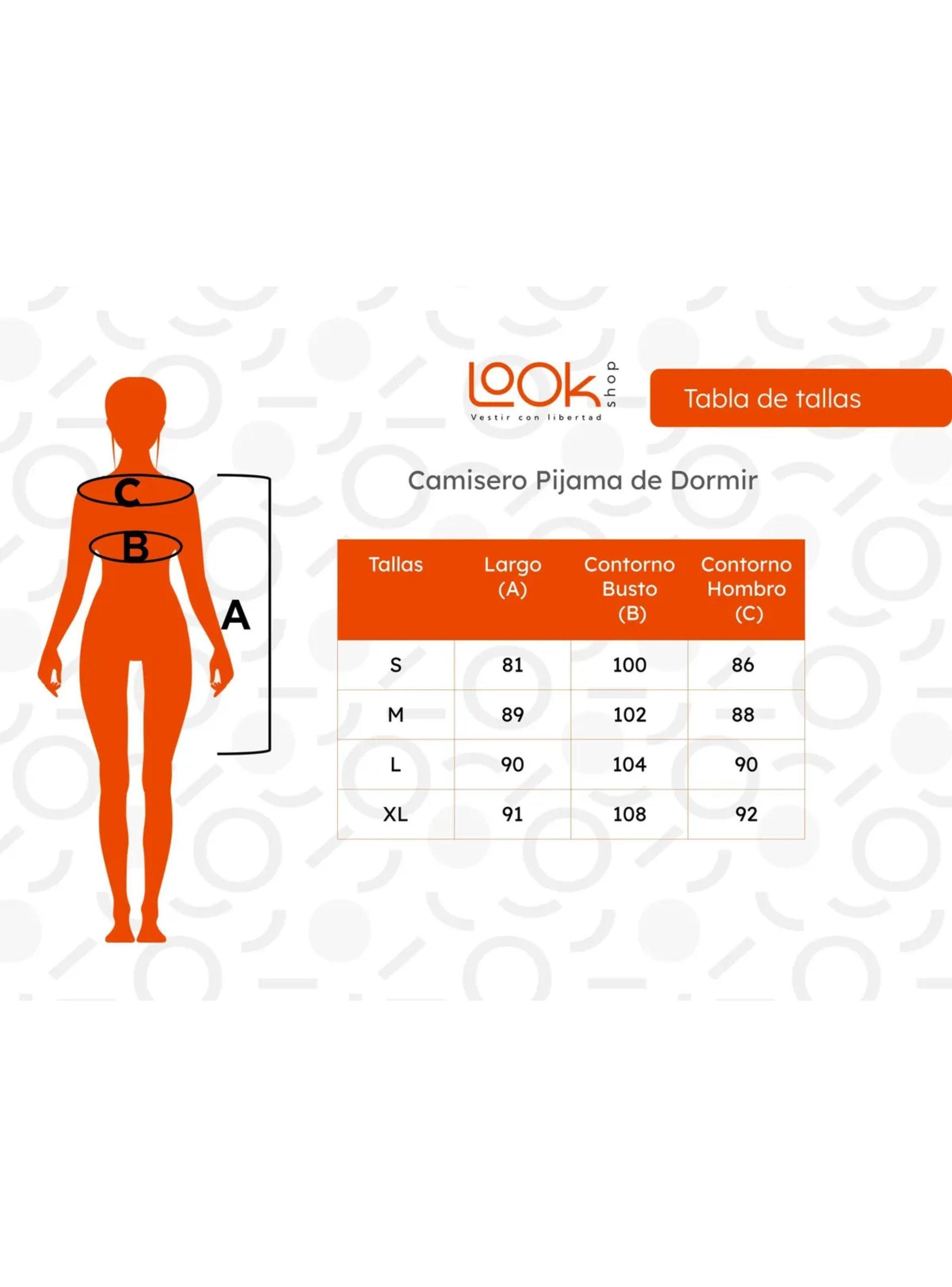 Camisa De Dormir Mujer Elegante Ribetes Calidad Premium 5316-4