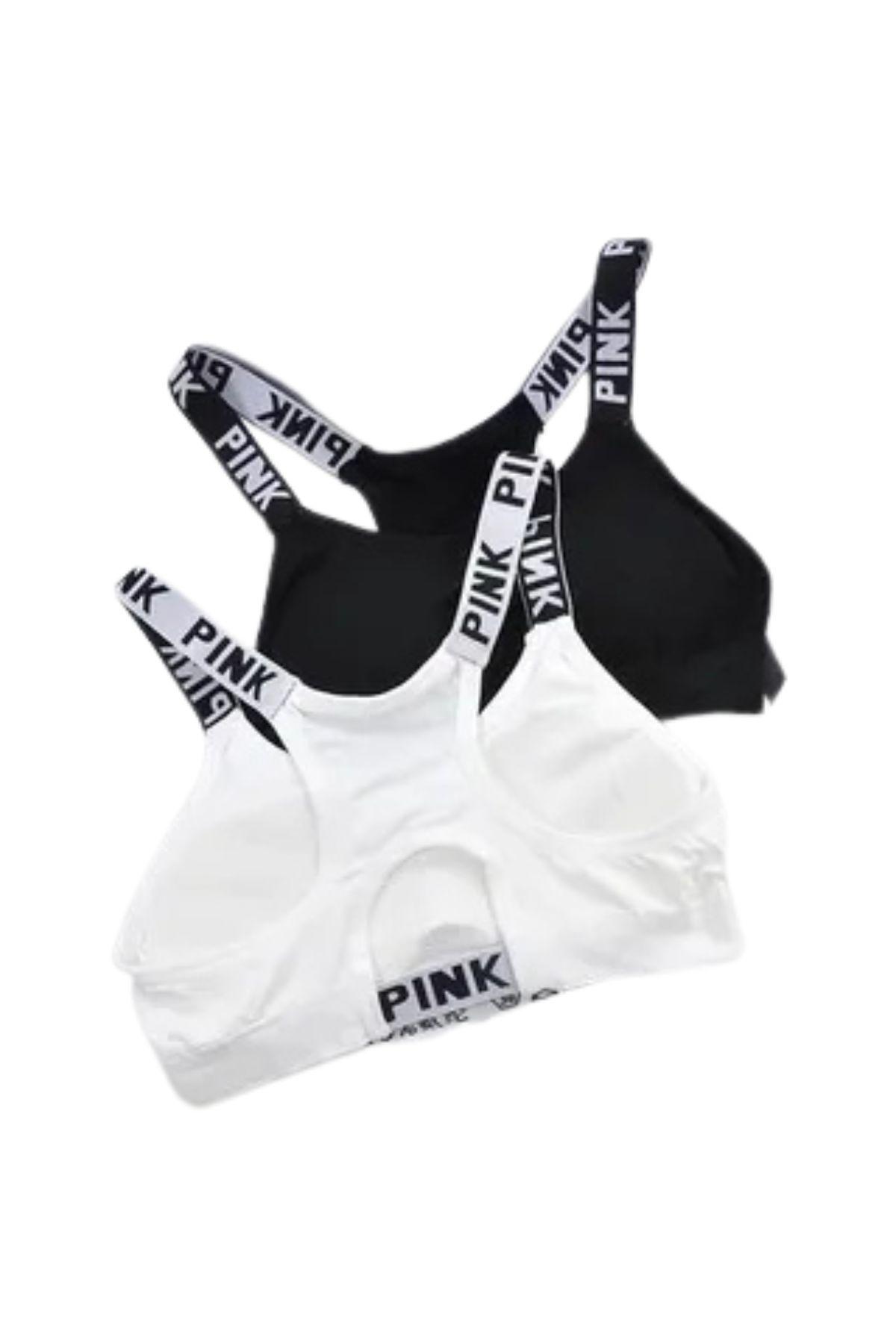 Pack 2 Sostén Top Elasticado Mujer Deportivo Suave. 888-6