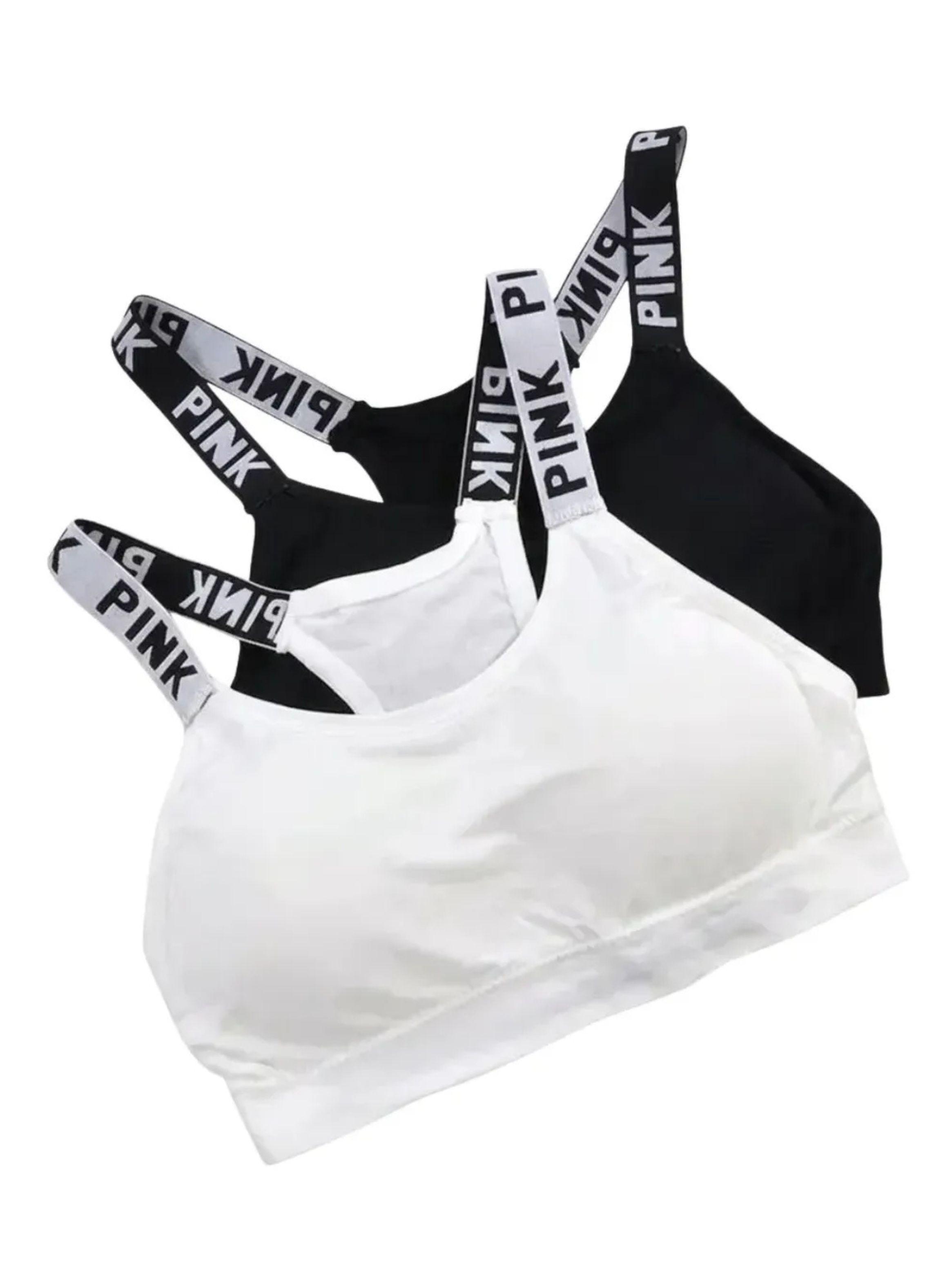 Pack 2 Sostén Top Elasticado Mujer Deportivo Suave. 888-2