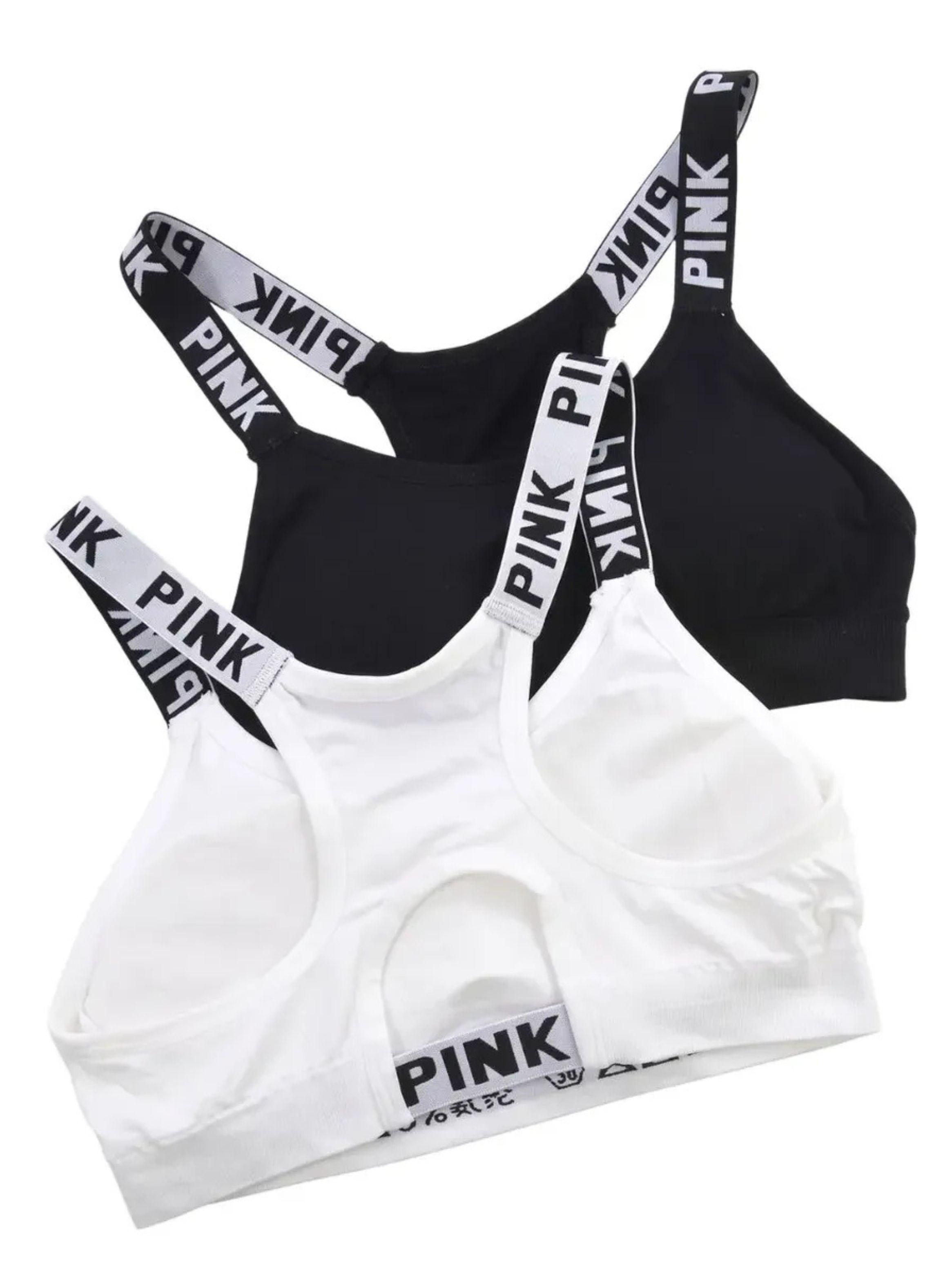Pack 2 Sostén Top Elasticado Mujer Deportivo Suave. 888-3