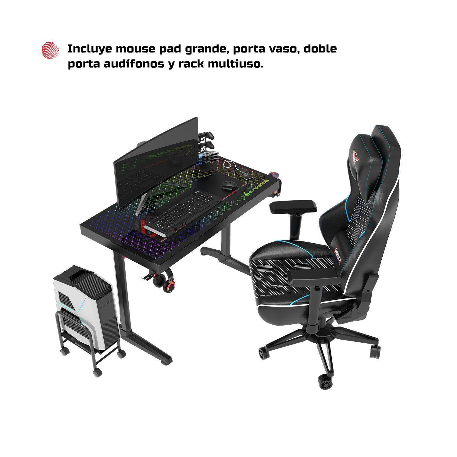 Escritorio Gaming Eureka New Glass-5
