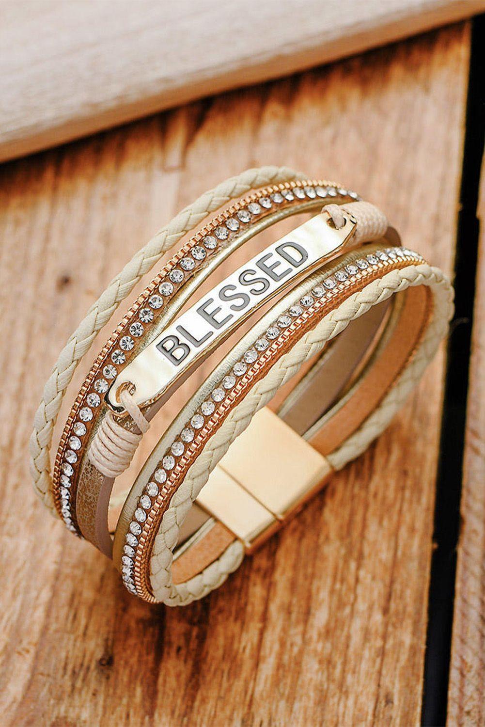 Pulsera Brazalete En Capas Blessed Gloriahoon-4