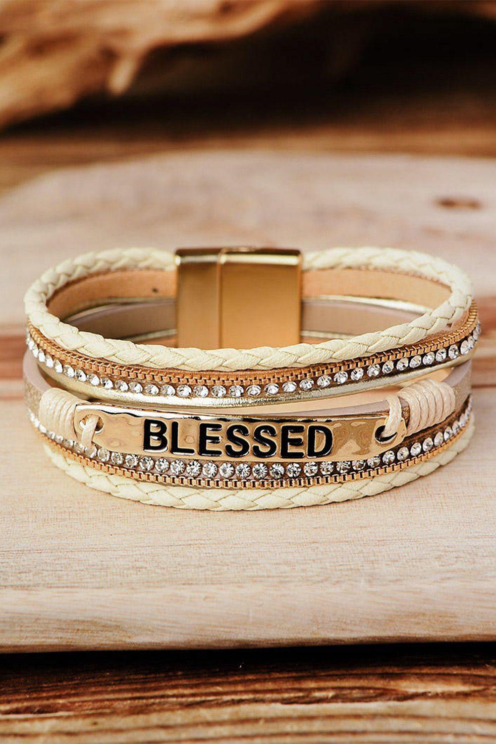 Pulsera Brazalete En Capas Blessed Gloriahoon-5