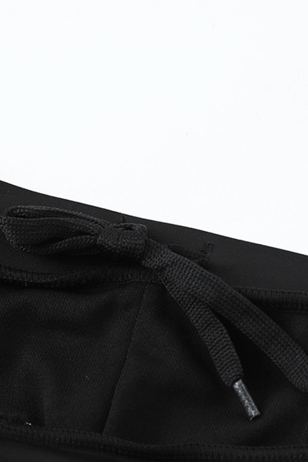 Hip Negro Short Traje De Baño Elástico Sexy Hombre Gloriahoon-3