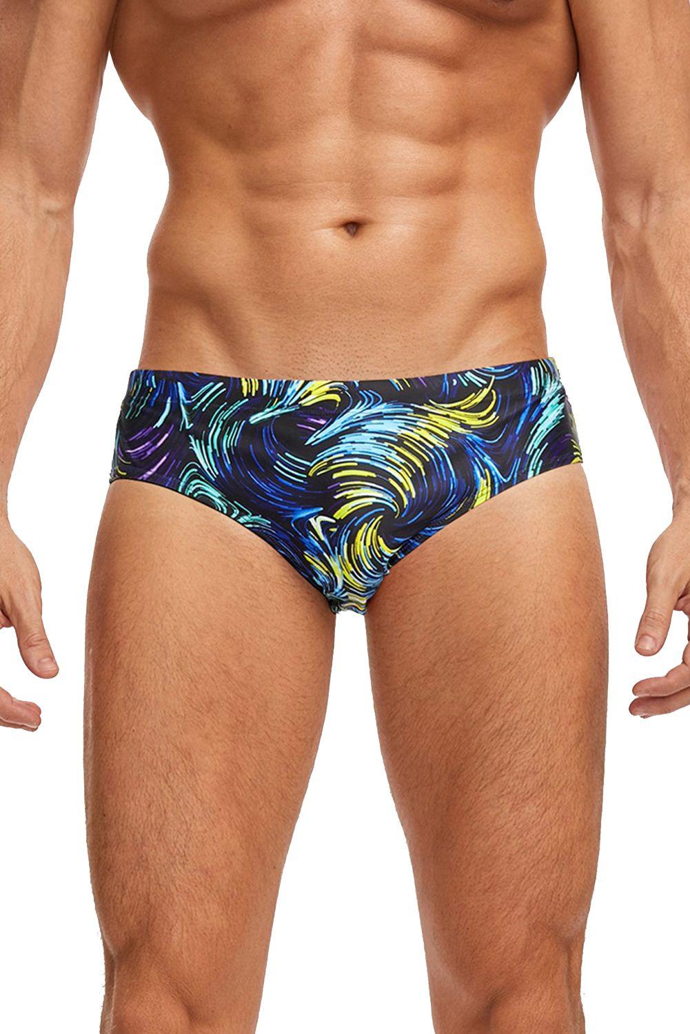 Tie Dye Traje De Baño Elástico Sexy Hombre Gloriahoon-0
