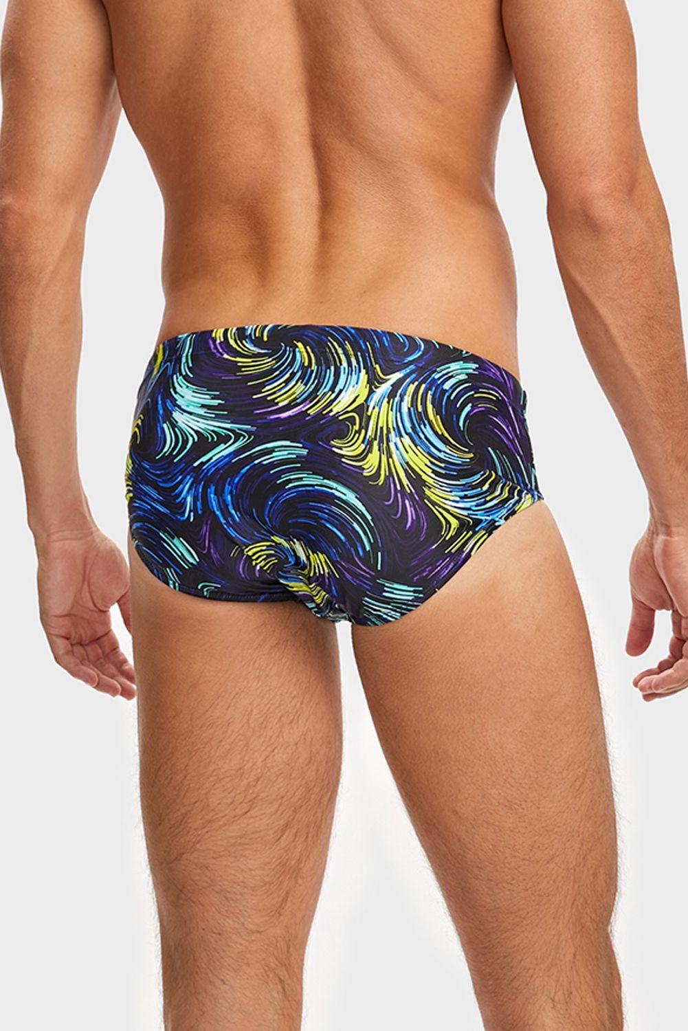 Tie Dye Traje De Baño Elástico Sexy Hombre Gloriahoon-2